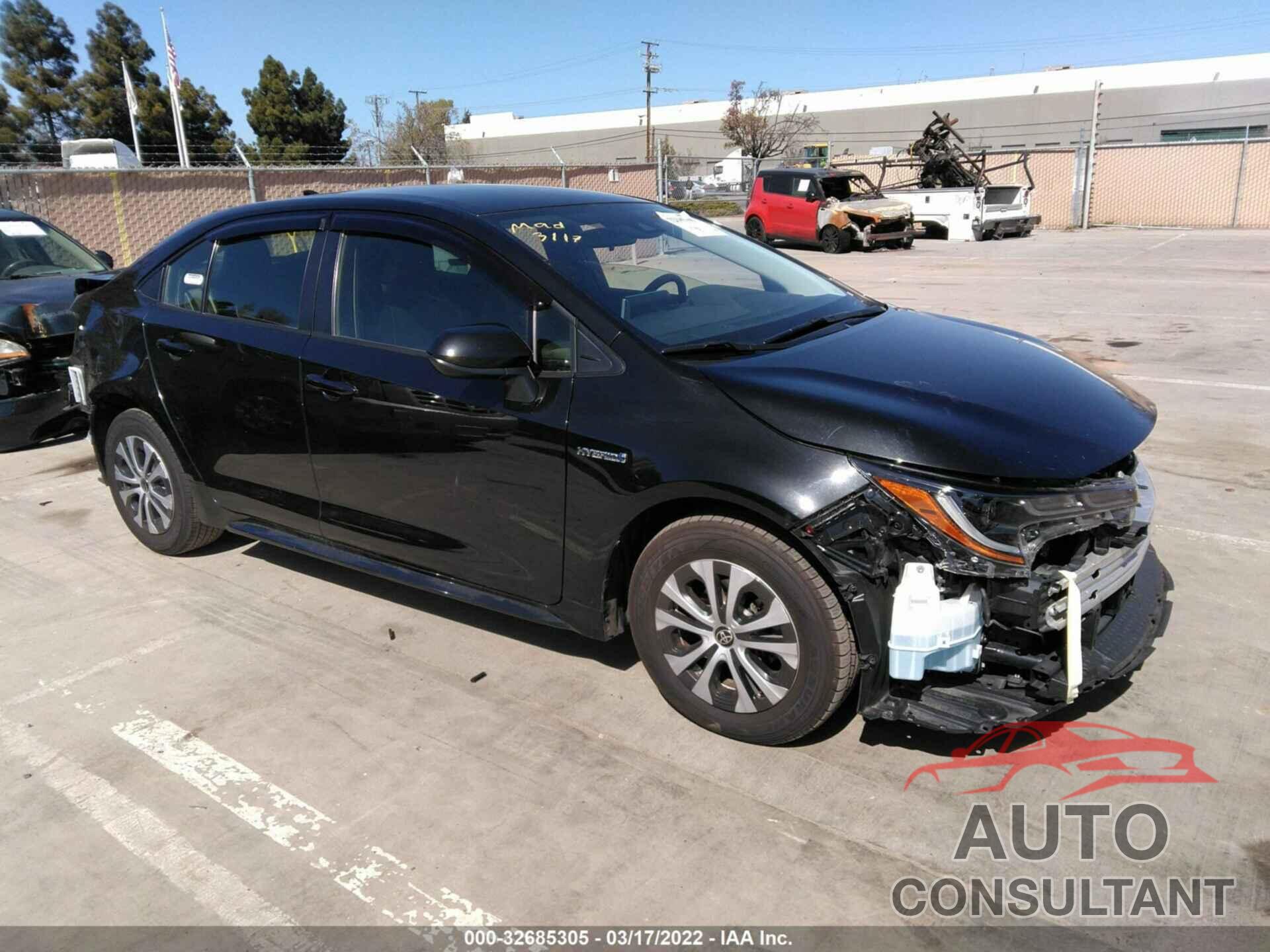 TOYOTA COROLLA 2021 - JTDEAMDE8MJ013630