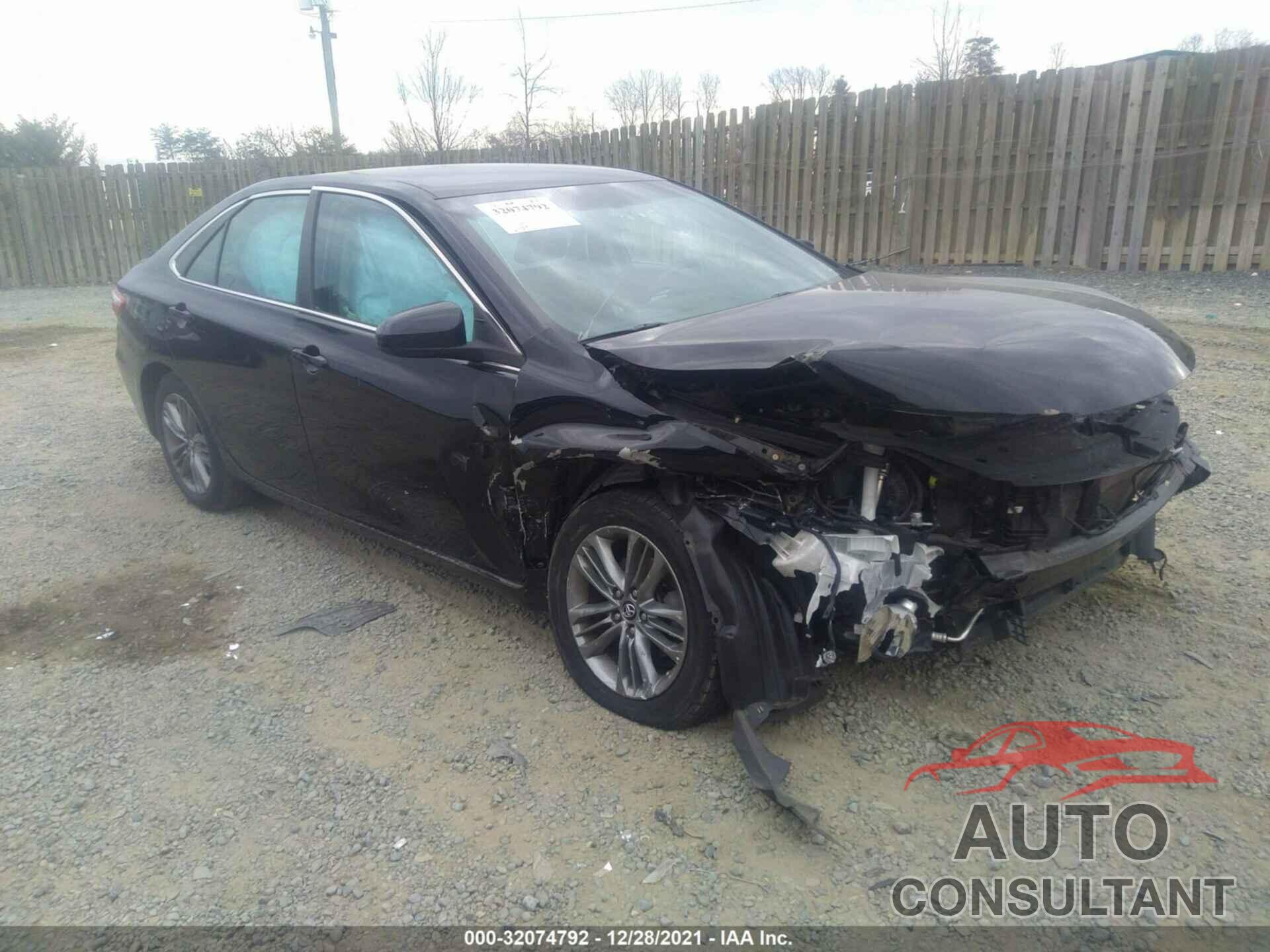 TOYOTA CAMRY 2017 - 4T1BF1FK8HU633691