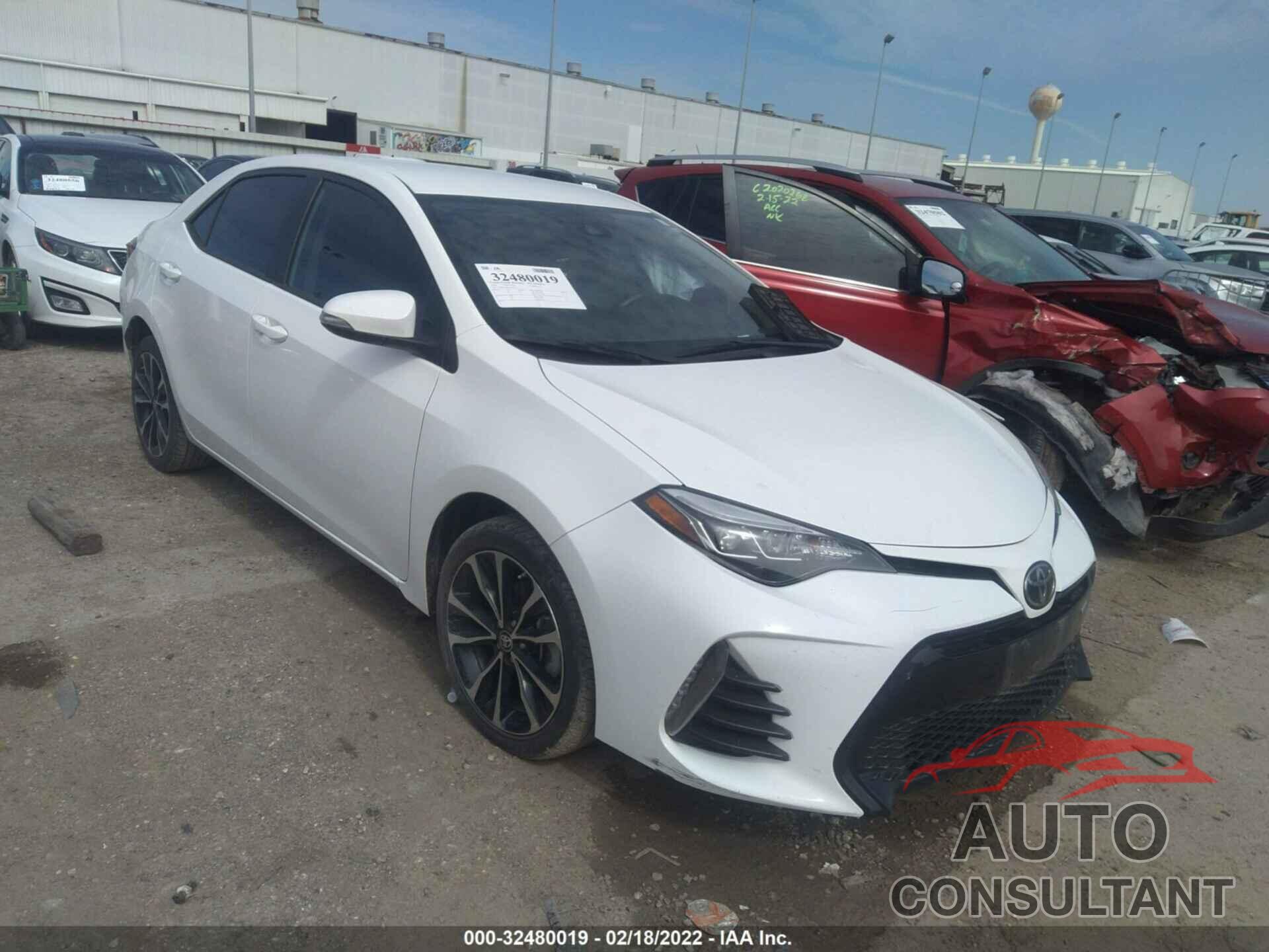 TOYOTA COROLLA 2019 - 5YFBURHE5KP917753