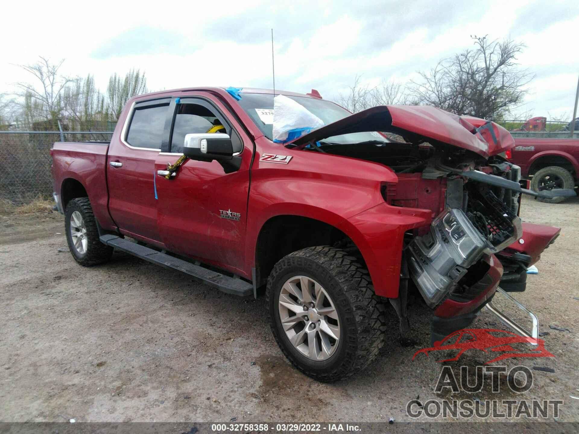 CHEVROLET SILVERADO 1500 2019 - 1GCUYGED3KZ100798