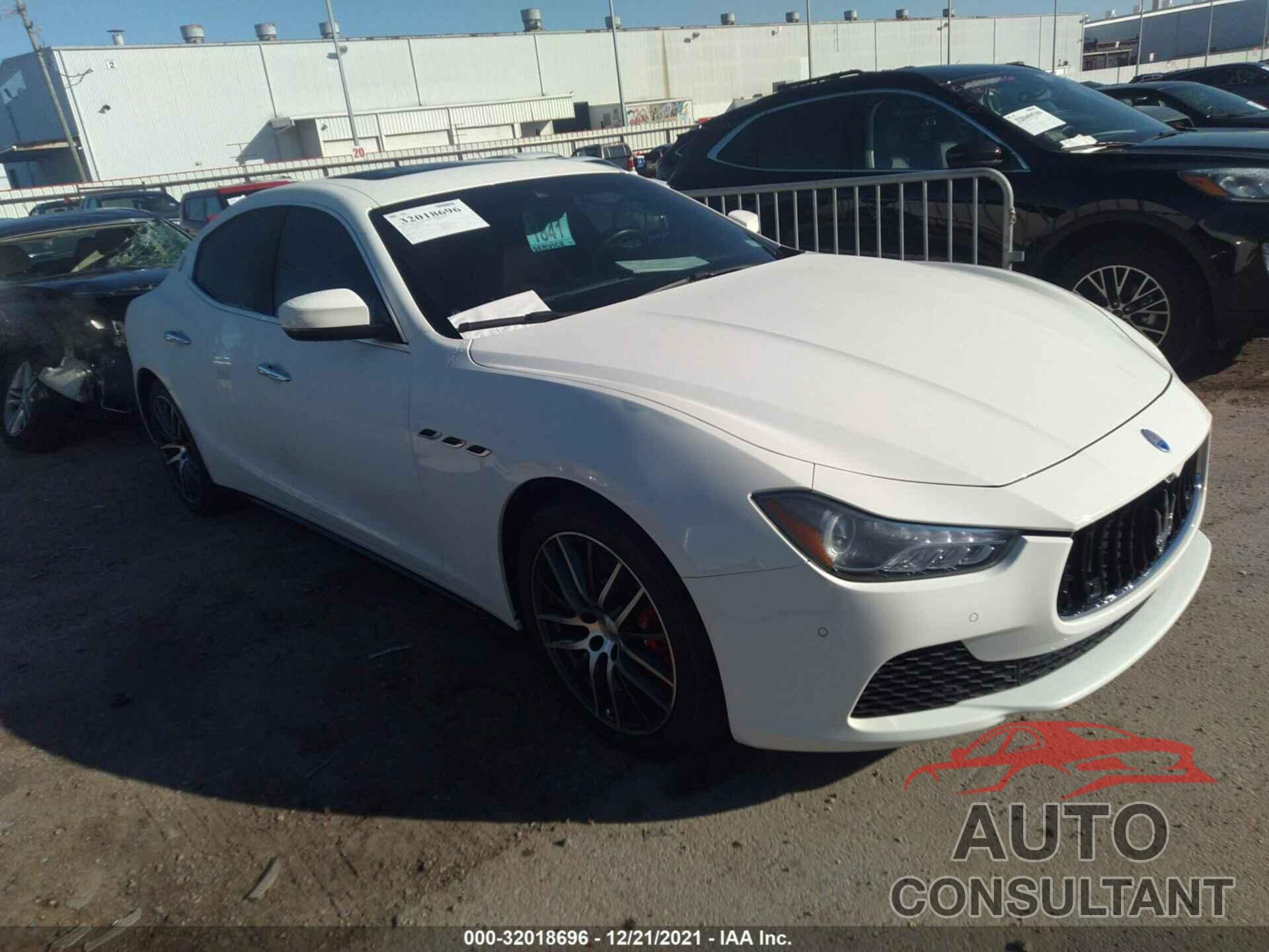 MASERATI GHIBLI 2017 - ZAM57RTA5H1230256