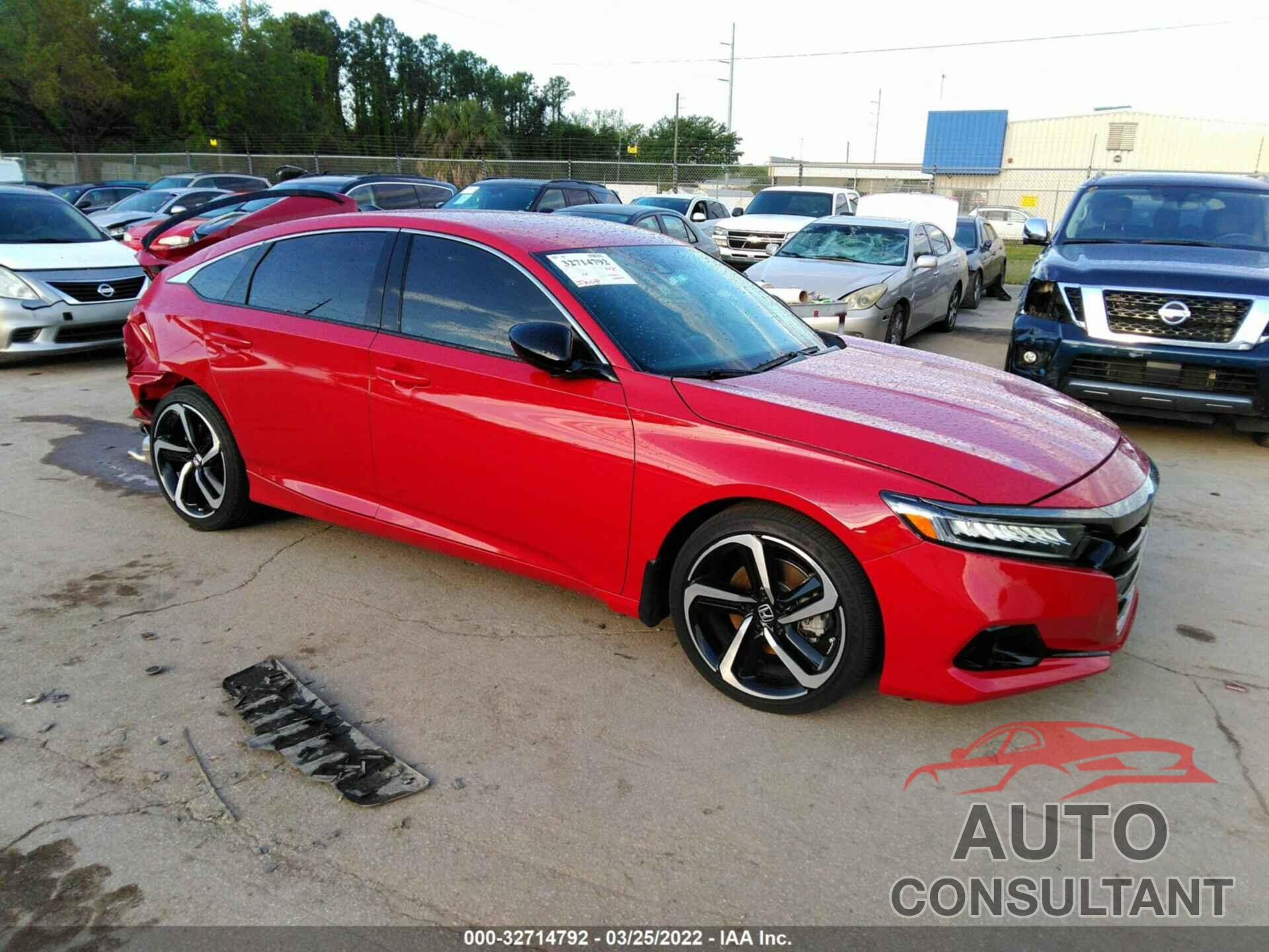 HONDA ACCORD SEDAN 2022 - 1HGCV1F34NA000298