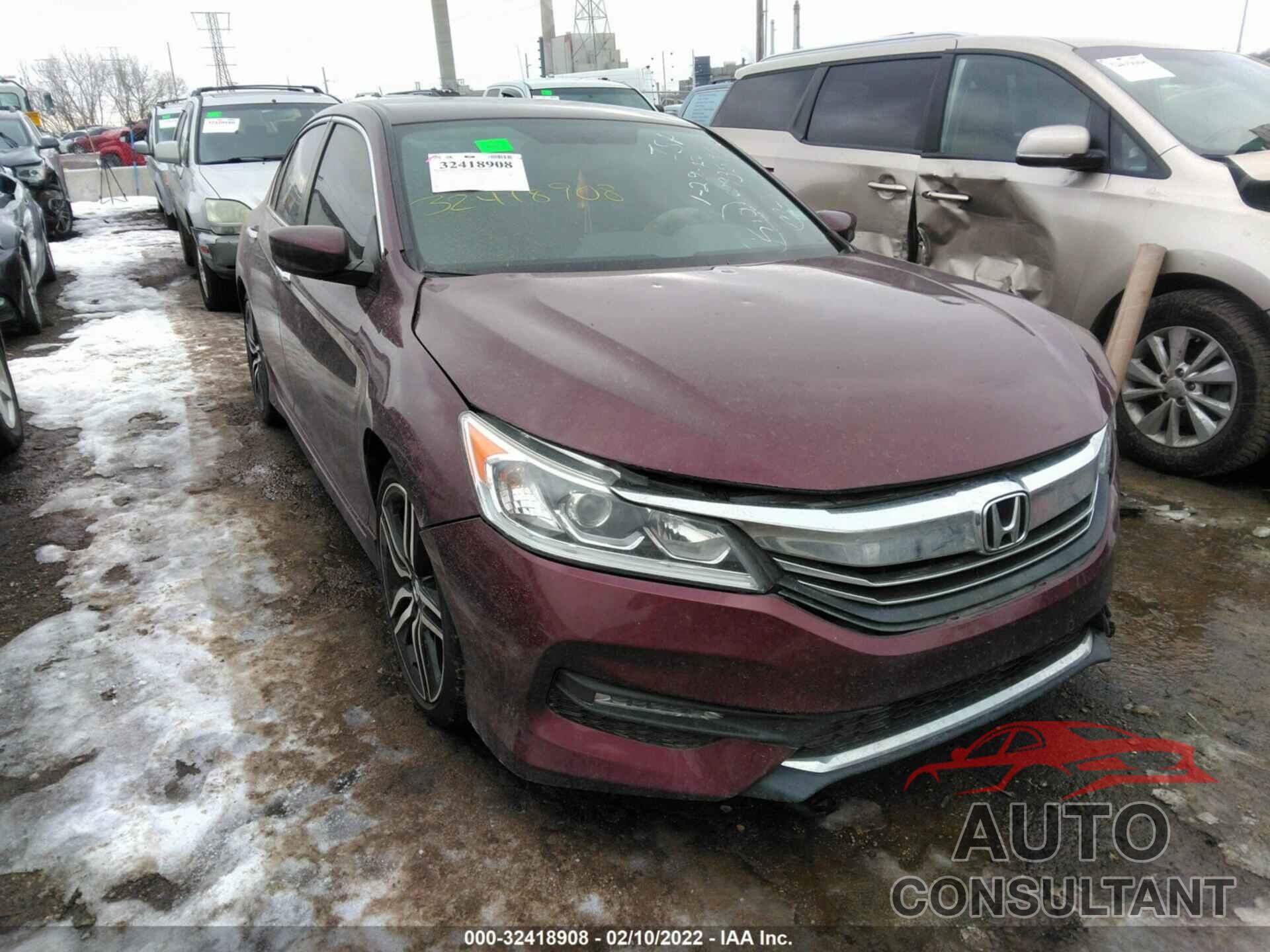 HONDA ACCORD SEDAN 2017 - 1HGCR2F16HA093595