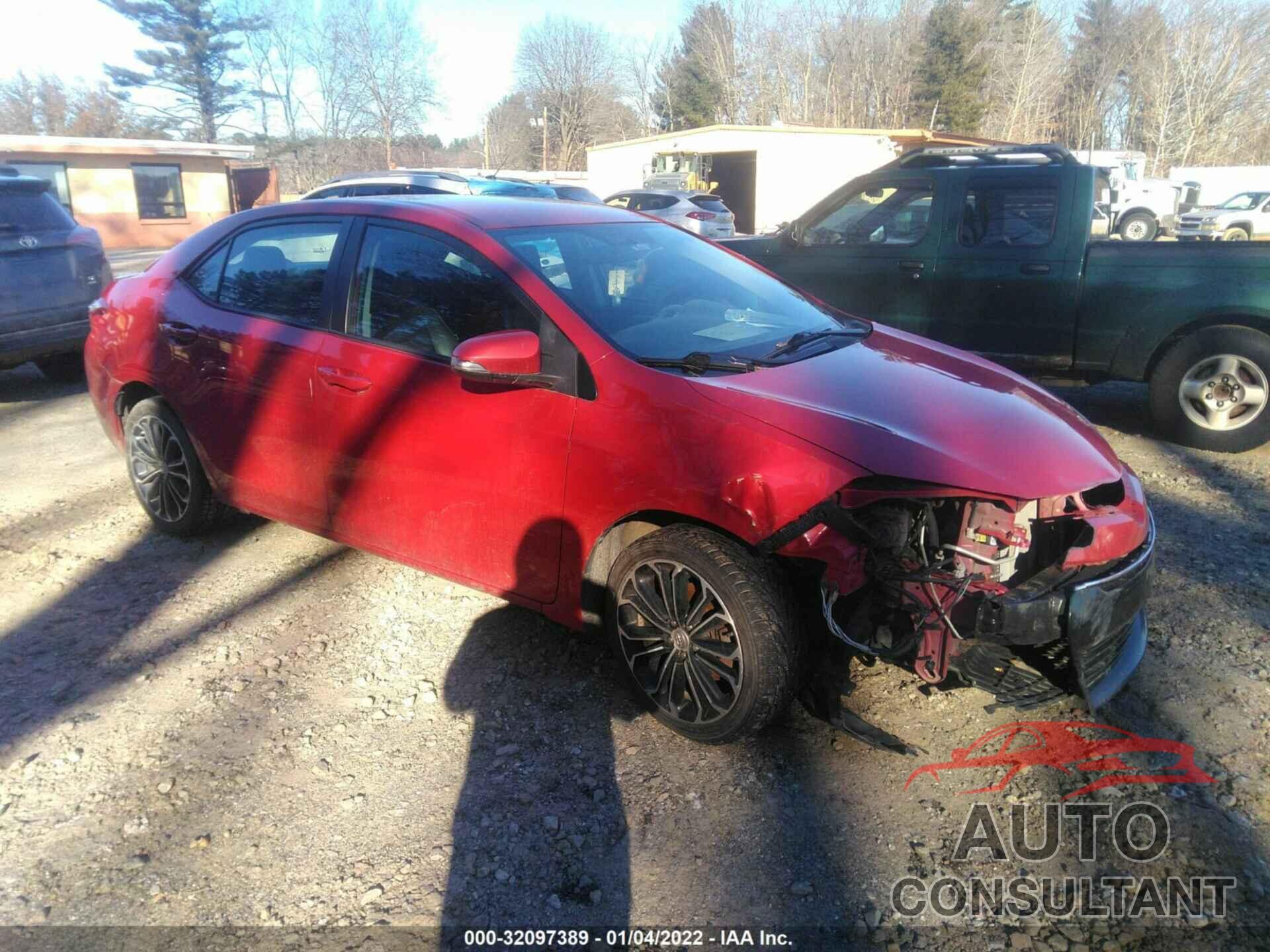 TOYOTA COROLLA 2016 - 2T1BURHE2GC596794