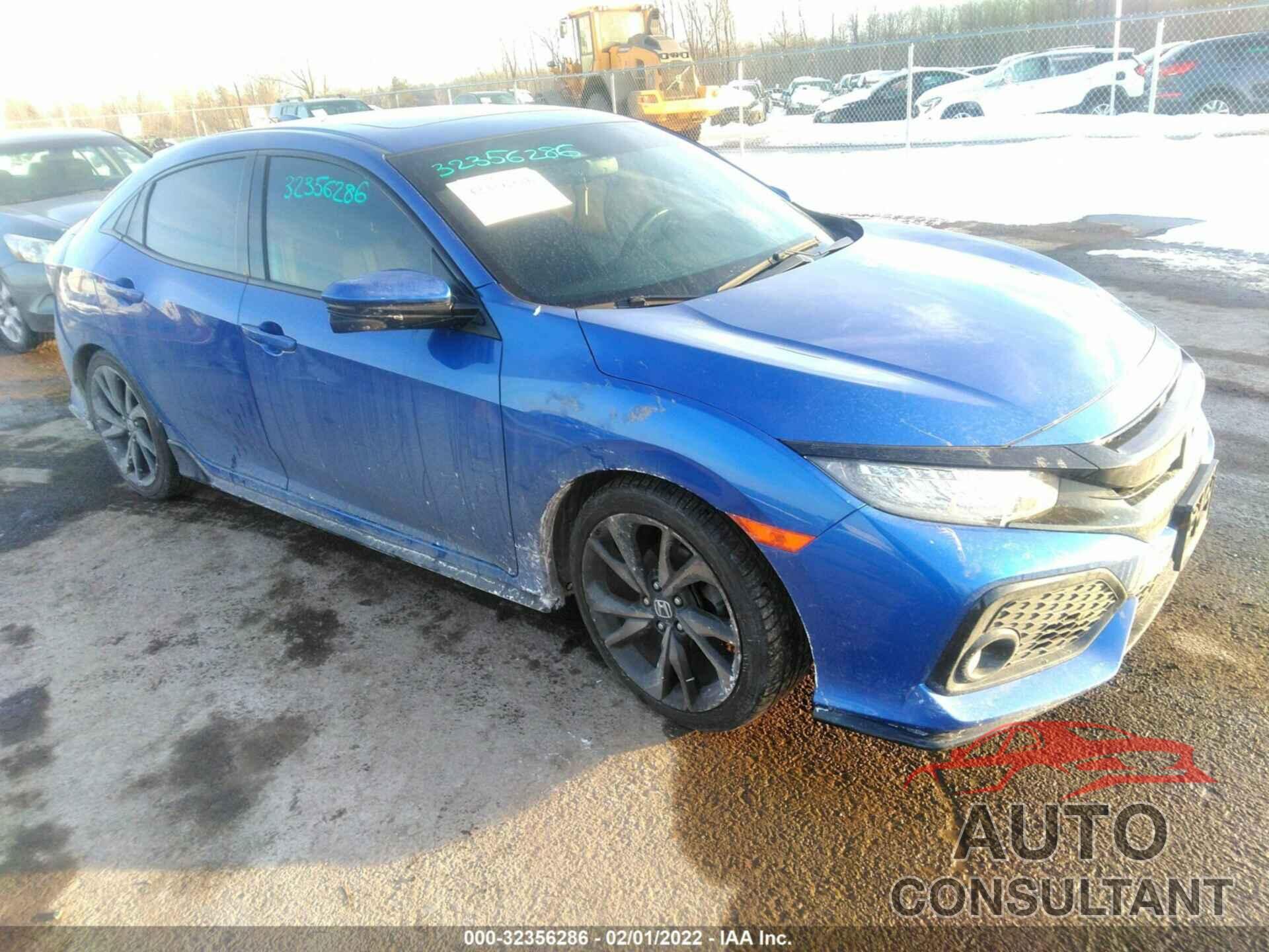 HONDA CIVIC HATCHBACK 2017 - SHHFK7H95HU424219