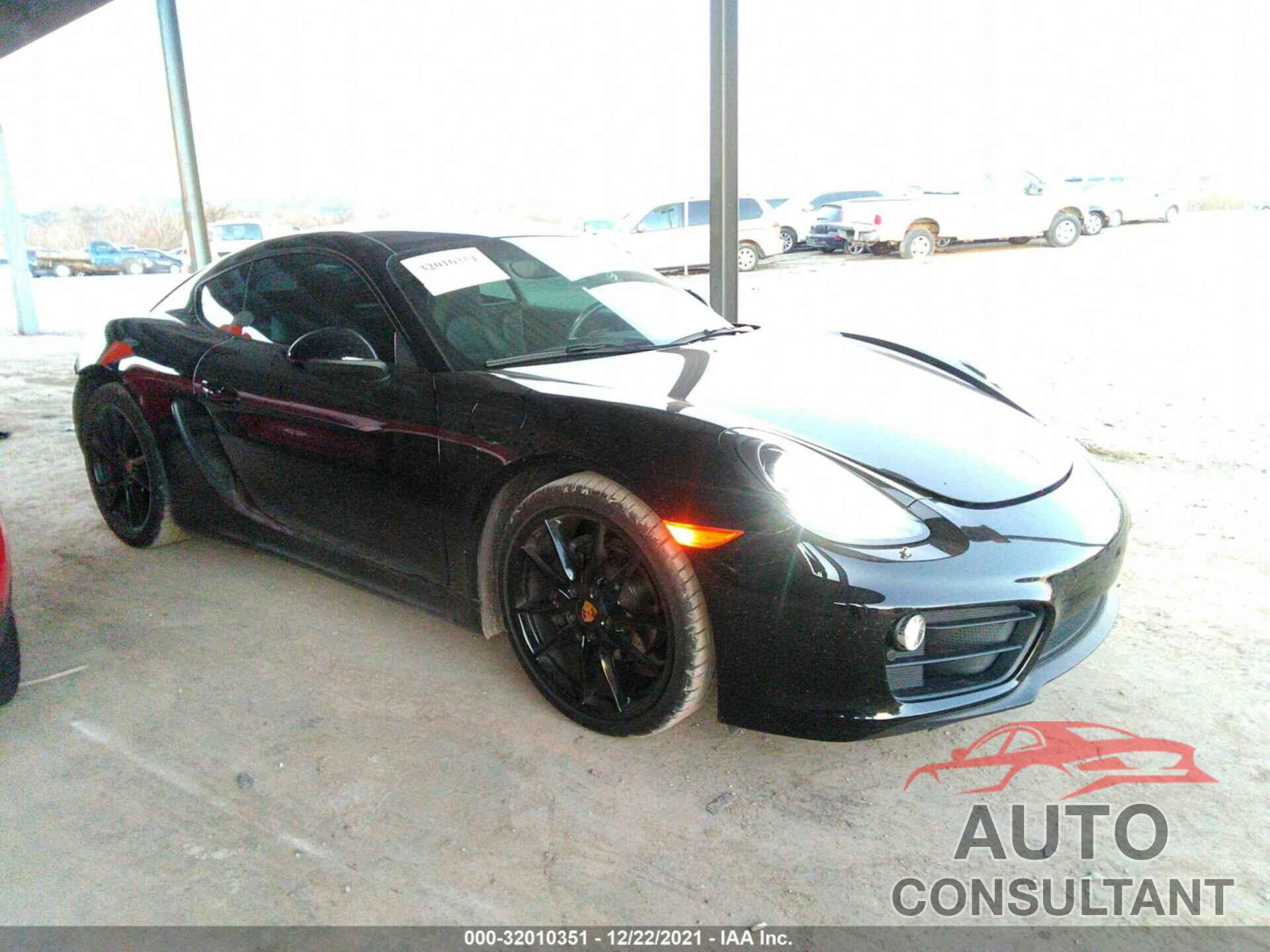 PORSCHE CAYMAN 2016 - WP0AA2A86GK171206