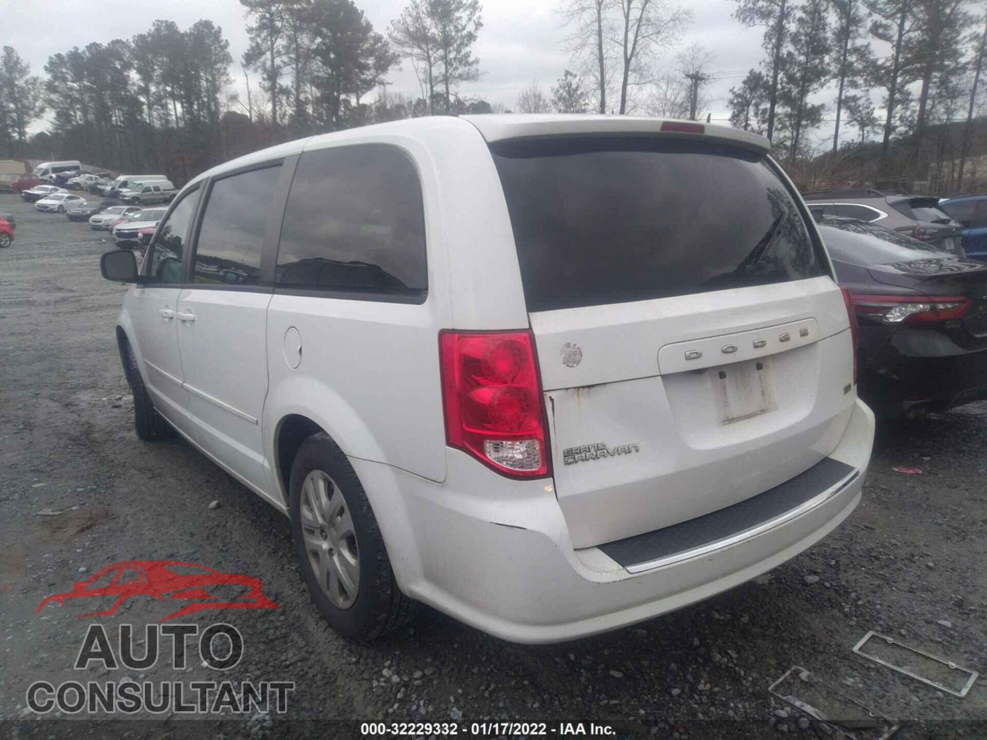 DODGE GRAND CARAVAN 2016 - 2C4RDGBG3GR368252