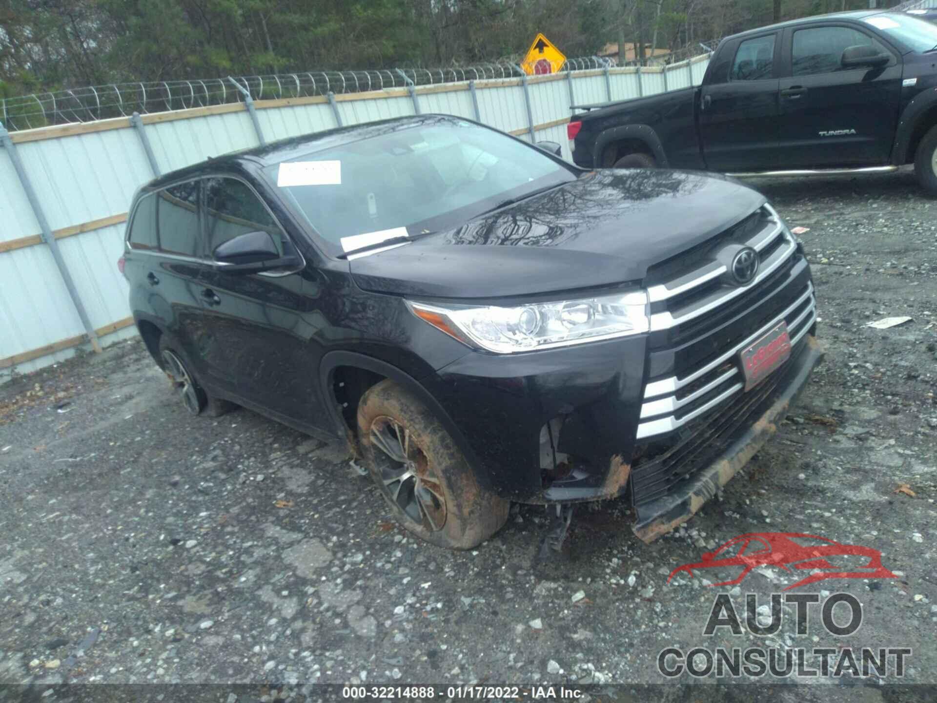 TOYOTA HIGHLANDER 2018 - 5TDZZRFH1JS249985