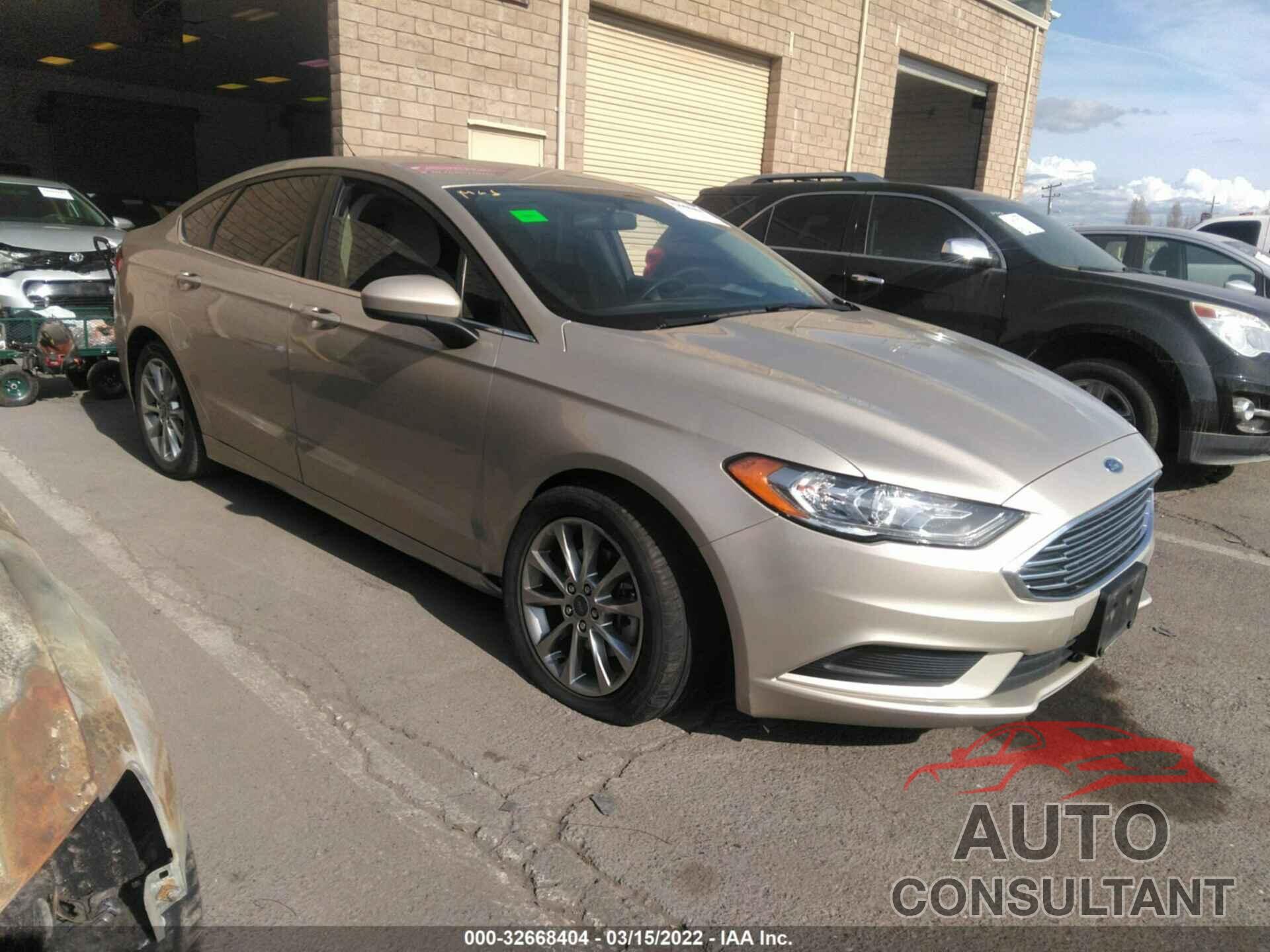 FORD FUSION 2017 - 3FA6P0H76HR187673
