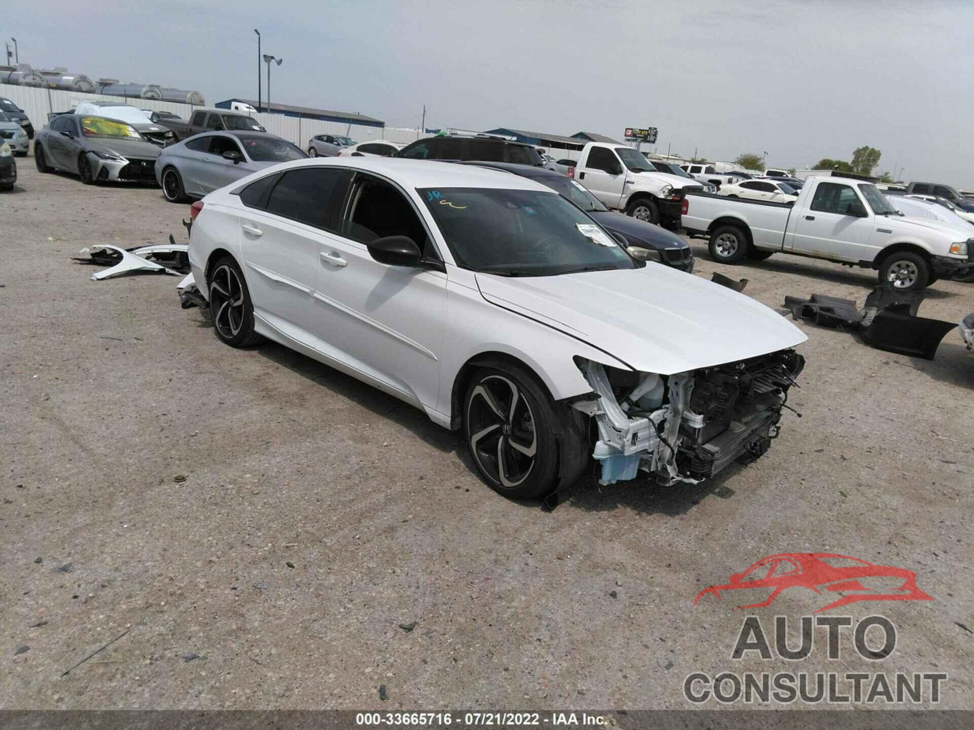 HONDA ACCORD SEDAN 2021 - 1HGCV1F49MA053036