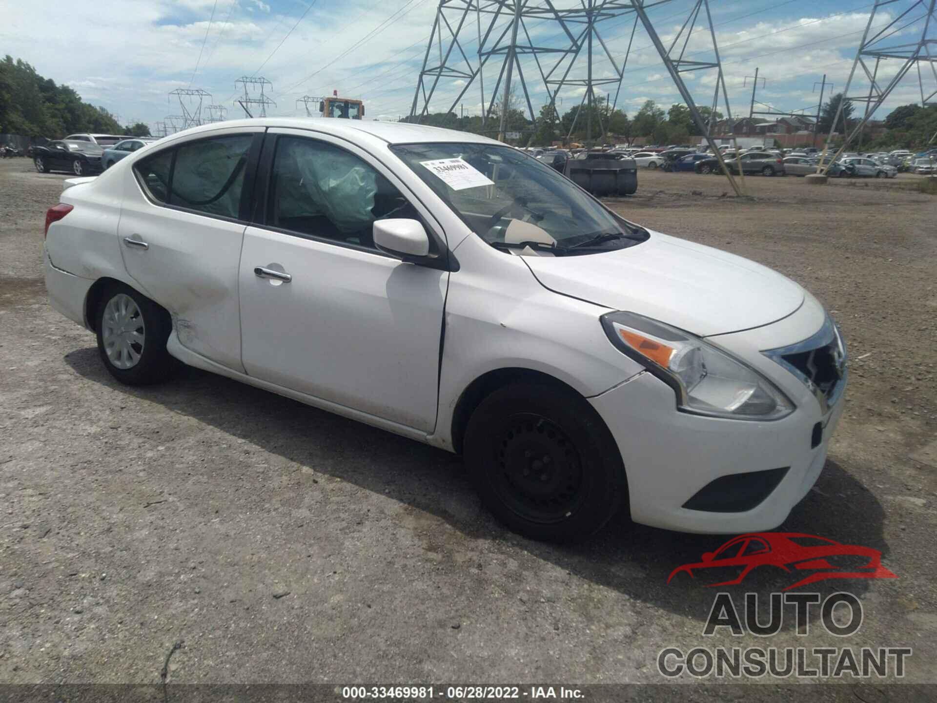 NISSAN VERSA 2016 - 3N1CN7AP4GL910298