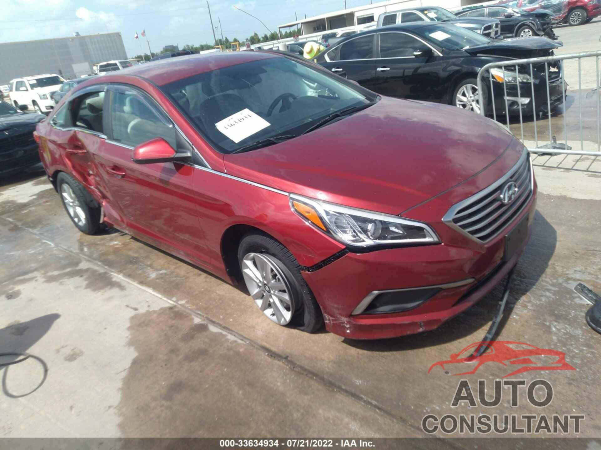 HYUNDAI SONATA 2016 - 5NPE24AF7GH288199