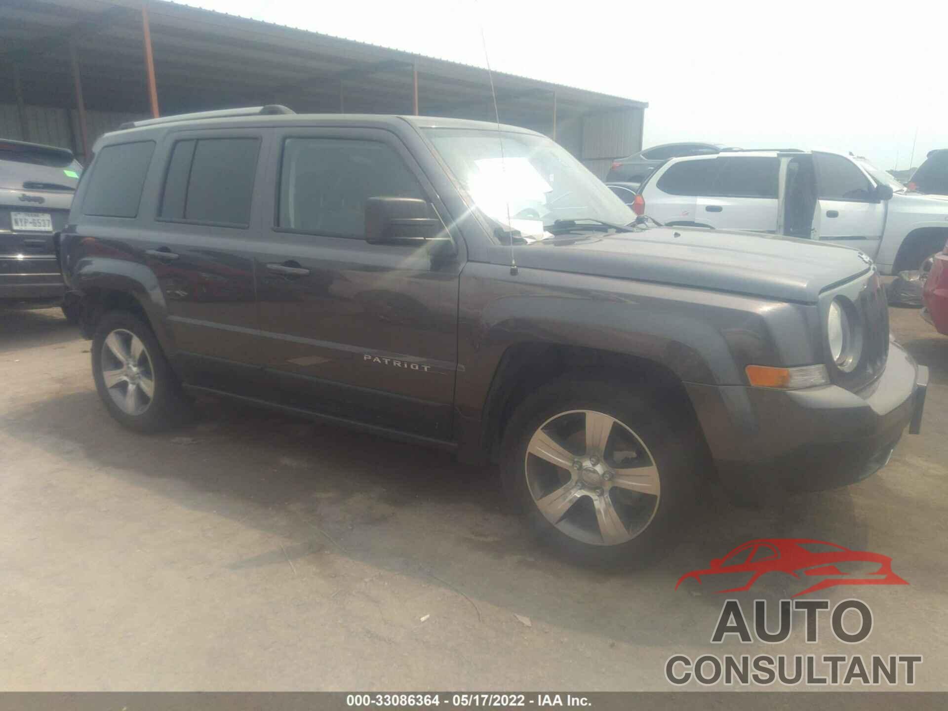 JEEP PATRIOT 2017 - 1C4NJPFA9HD169398