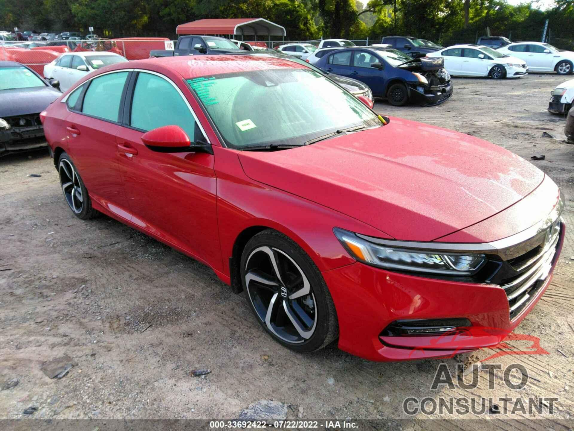 HONDA ACCORD SEDAN 2018 - 1HGCV1F39JA176239