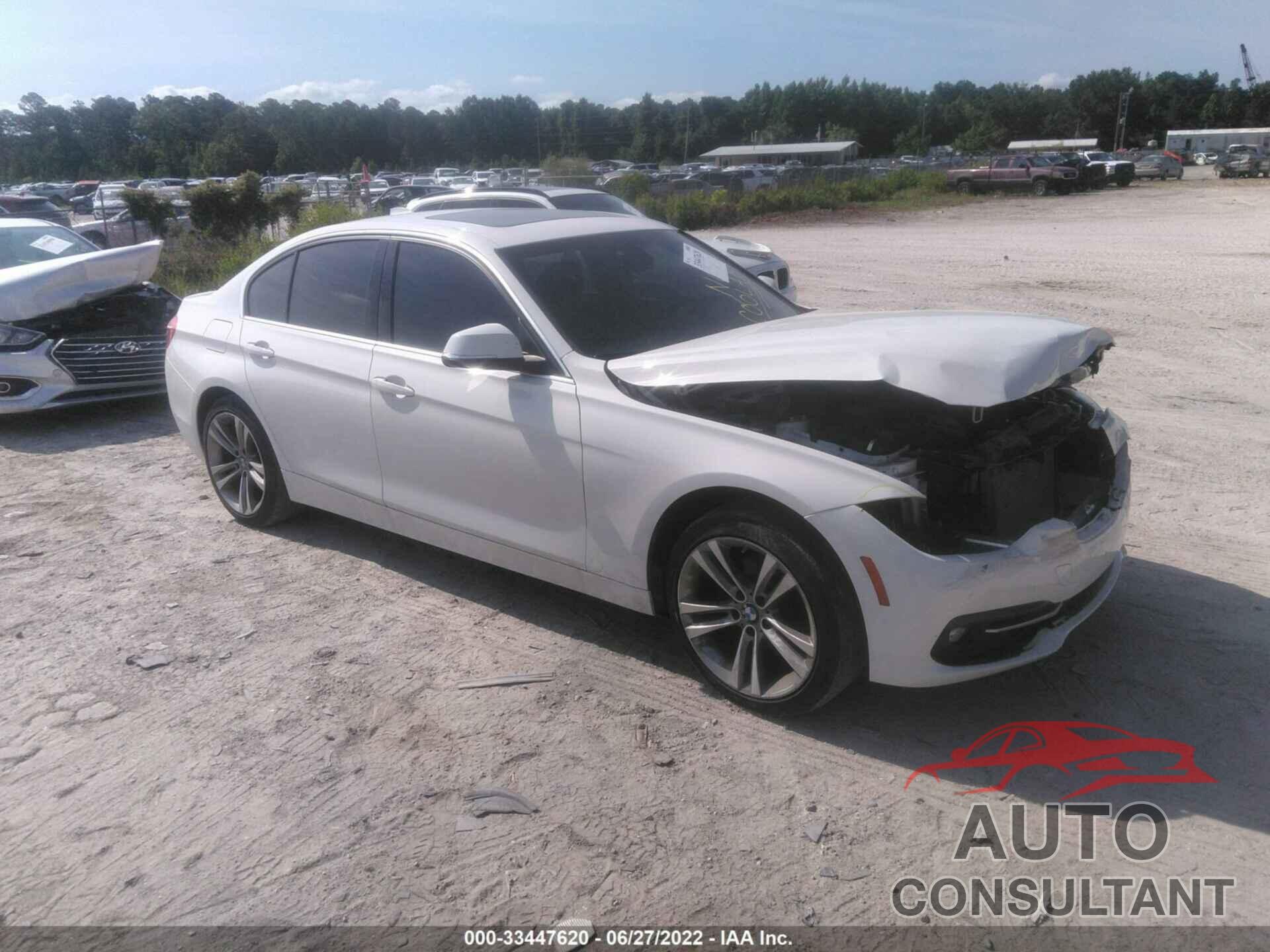 BMW 3 SERIES 2018 - WBA8D9C52JEB35133