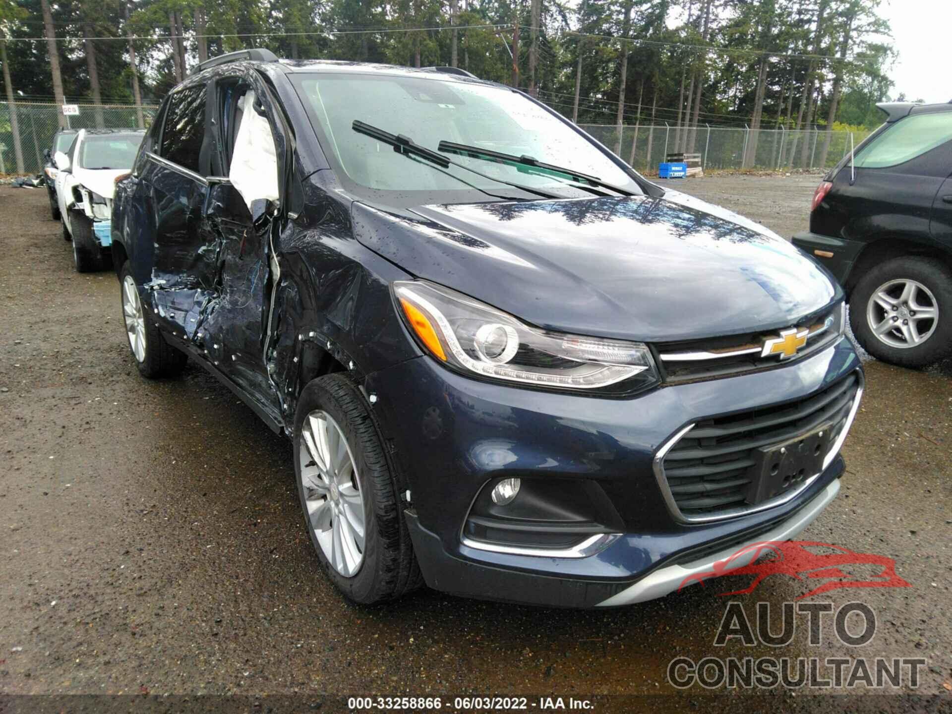 CHEVROLET TRAX 2018 - 3GNCJRSB2JL168179