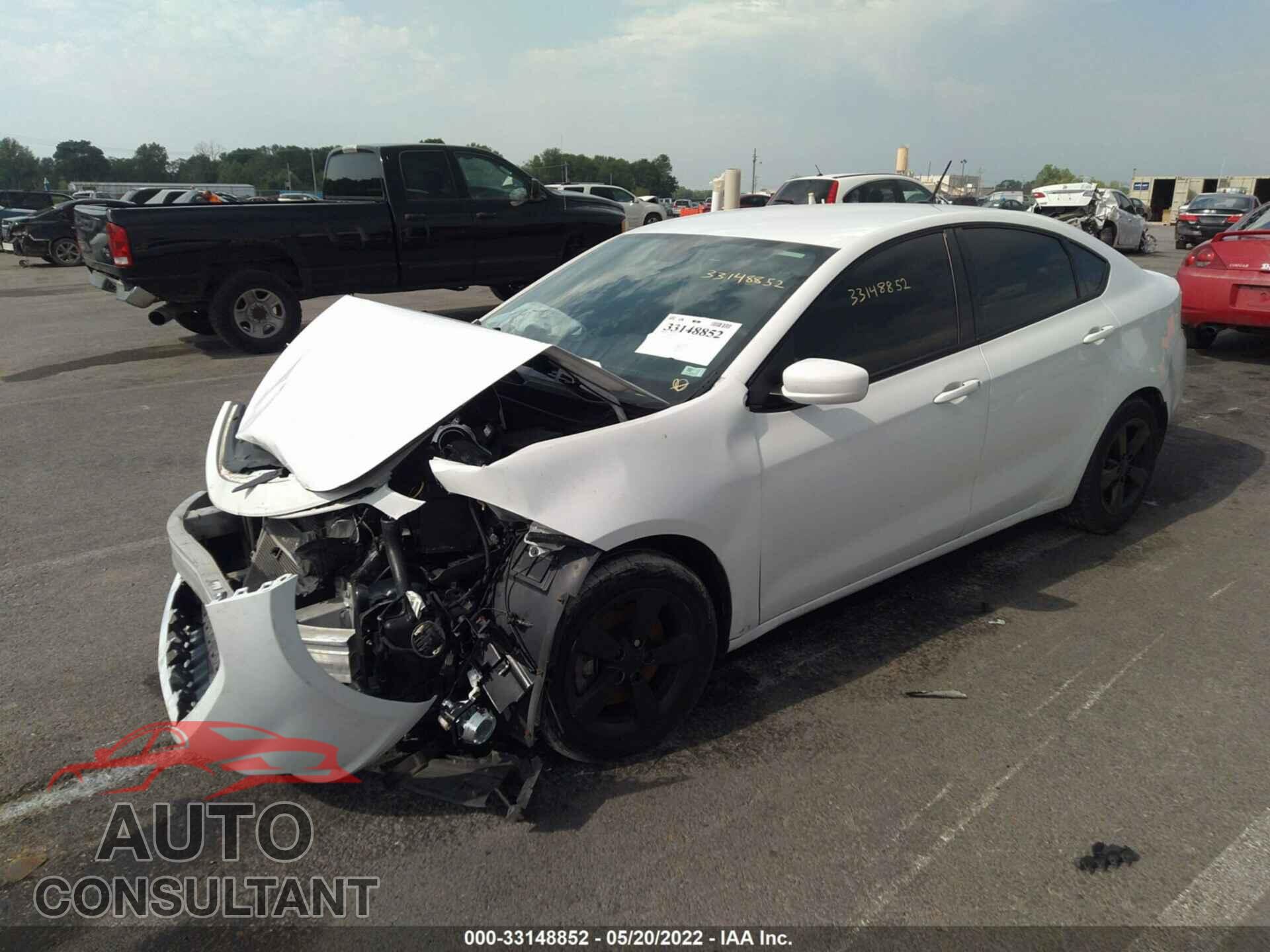 DODGE DART 2016 - 1C3CDFBBXGD727981