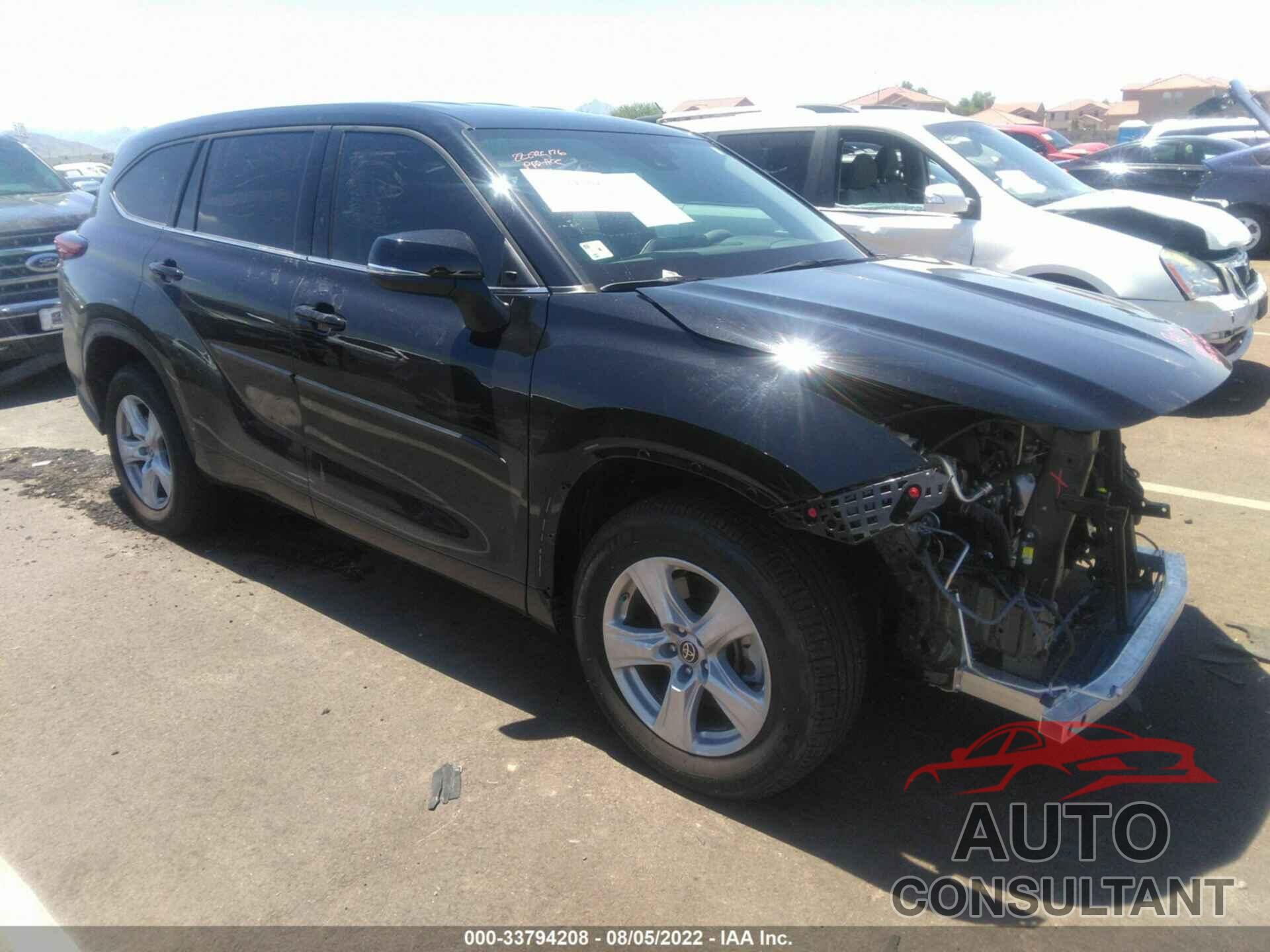 TOYOTA HIGHLANDER 2022 - 5TDCZRAH7NS094152