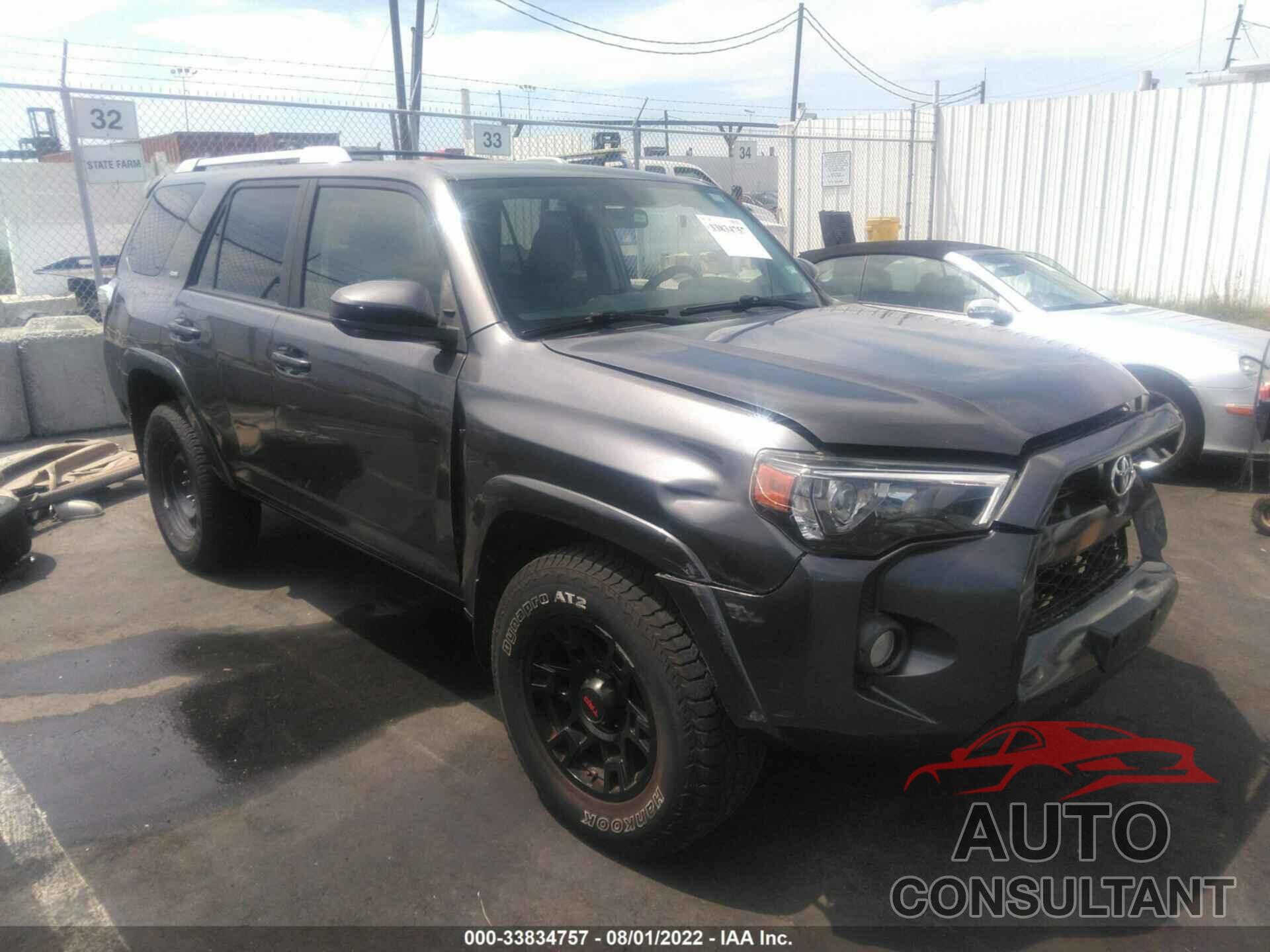 TOYOTA 4RUNNER 2017 - JTEZU5JR3H5163354