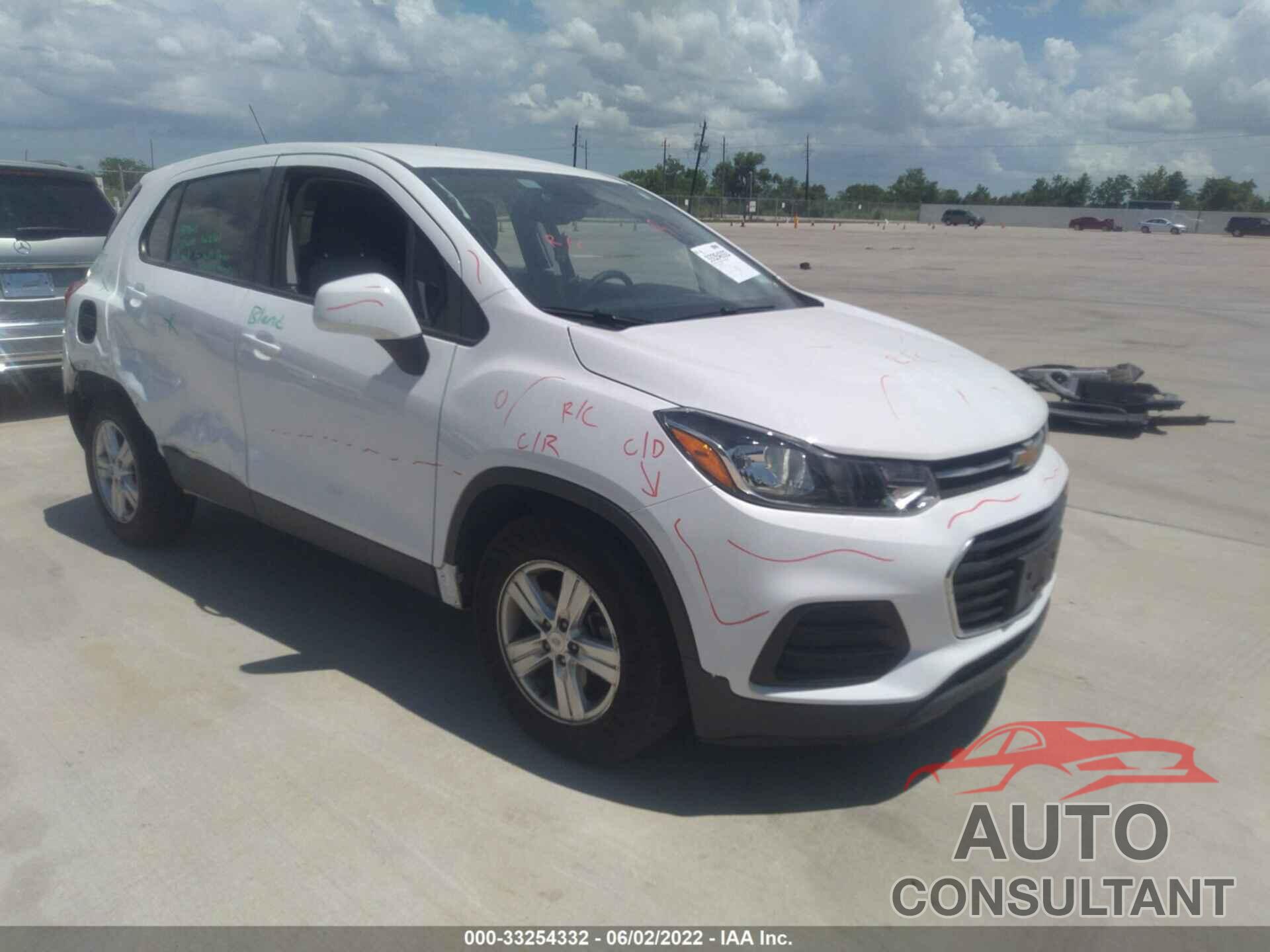 CHEVROLET TRAX 2020 - 3GNCJKSB7LL171573