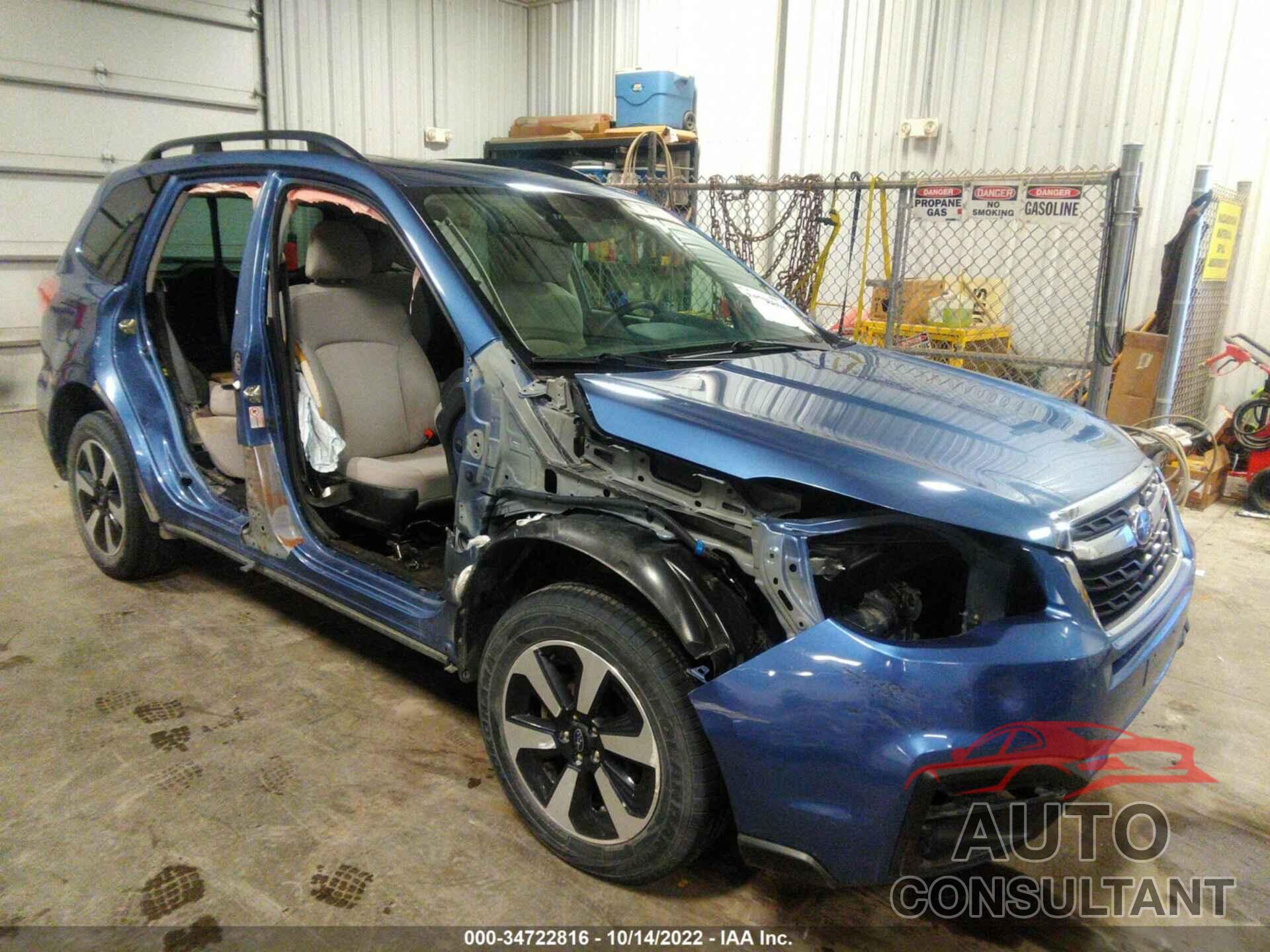 SUBARU FORESTER 2018 - JF2SJAEC5JH616408