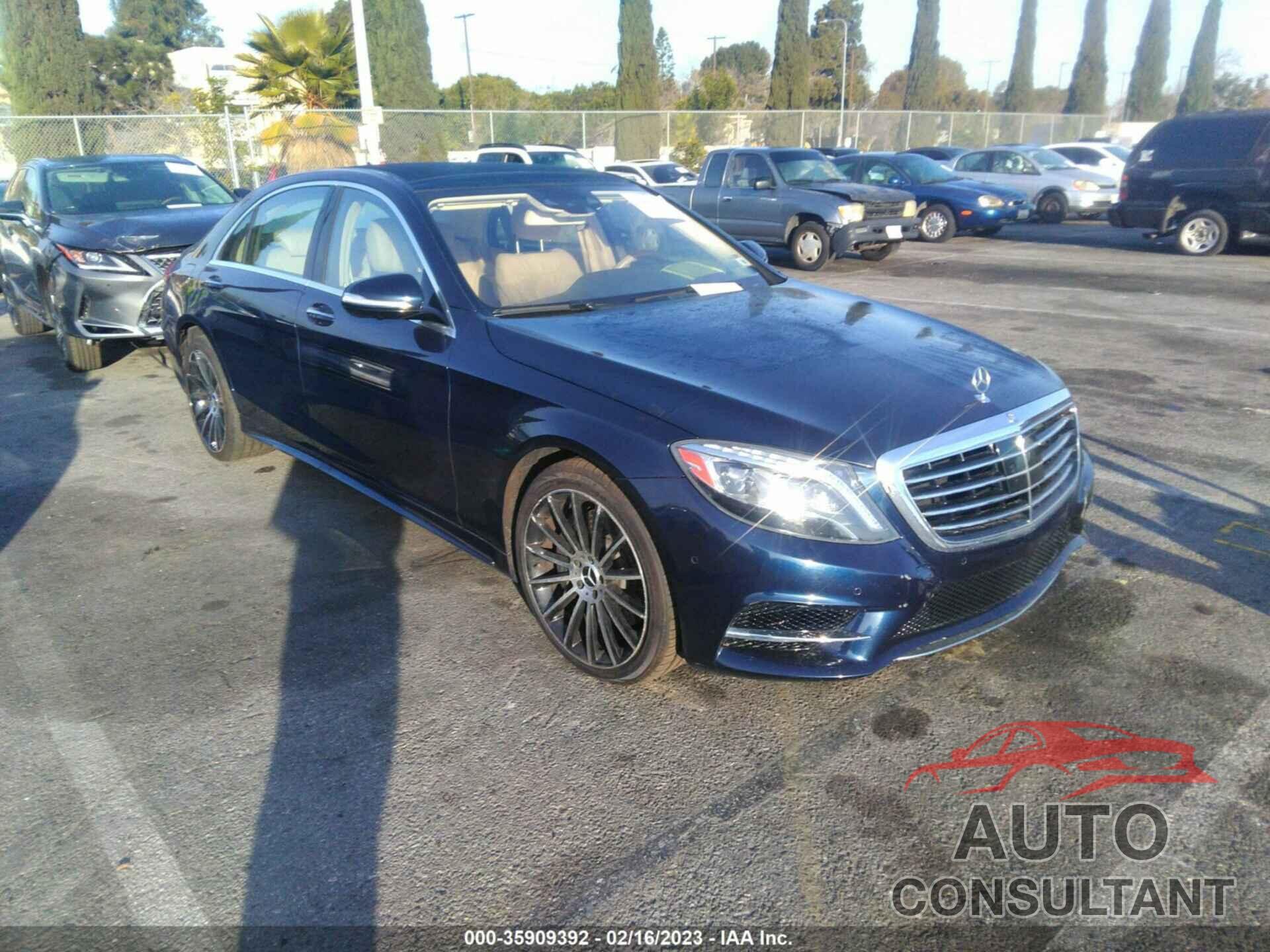 MERCEDES-BENZ S-CLASS 2016 - WDDUG8CB3GA277860