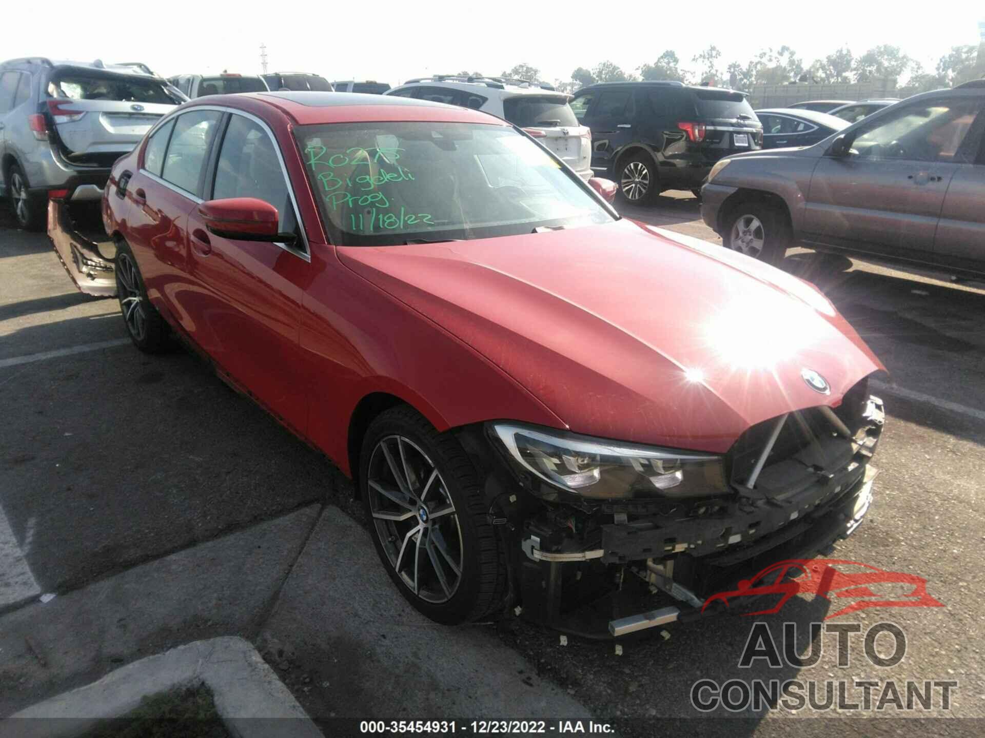 BMW 3 SERIES 2019 - WBA5R1C5XKFH18907