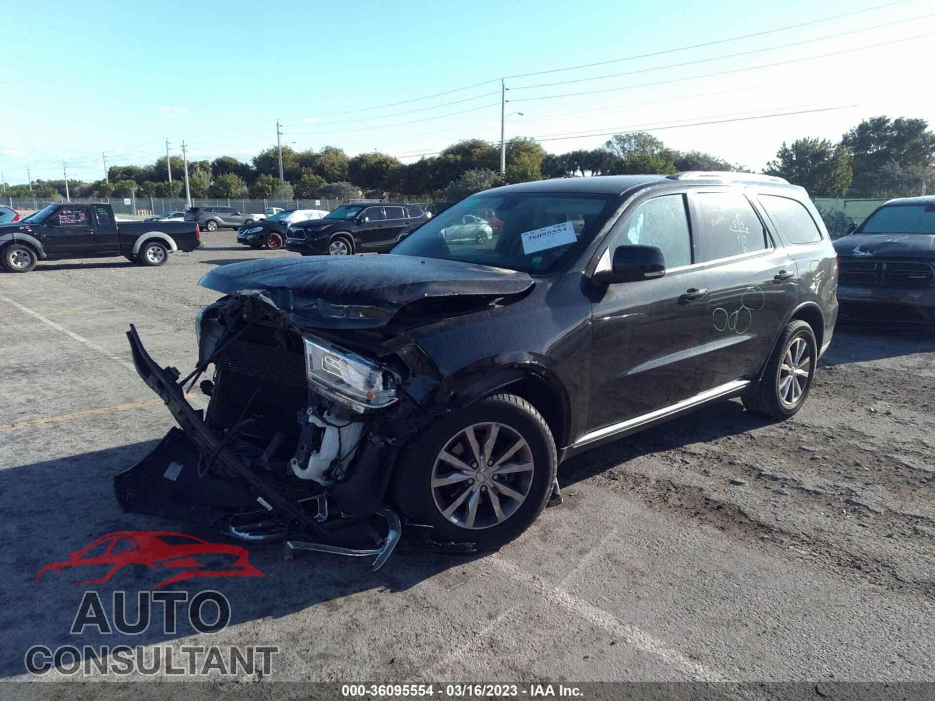 DODGE DURANGO 2016 - 1C4RDHDG3GC301193