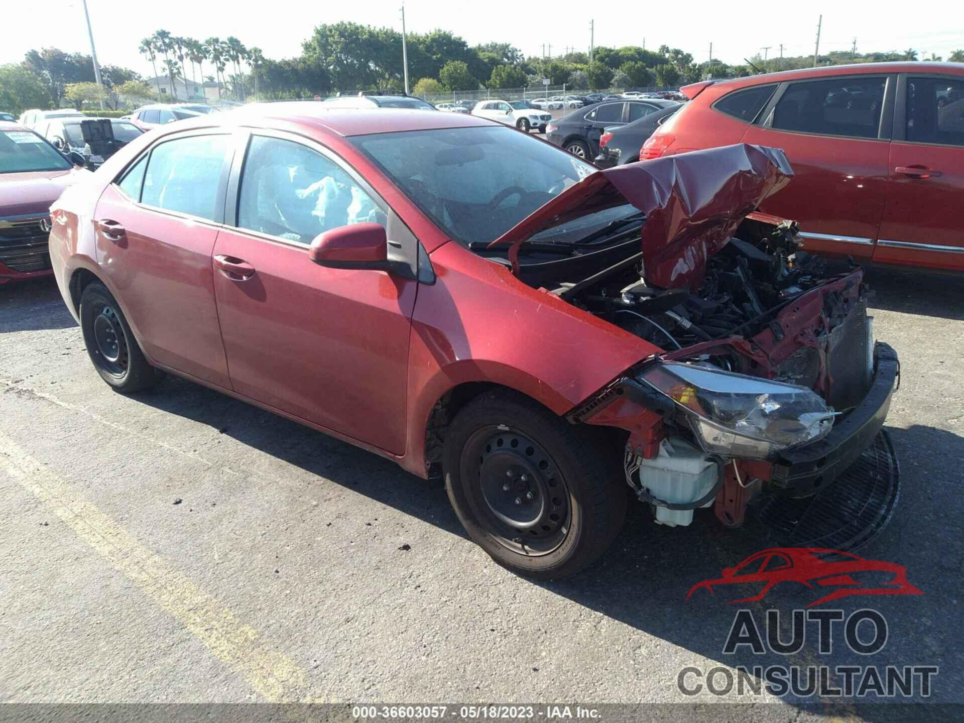 TOYOTA COROLLA 2016 - 2T1BURHE4GC676971