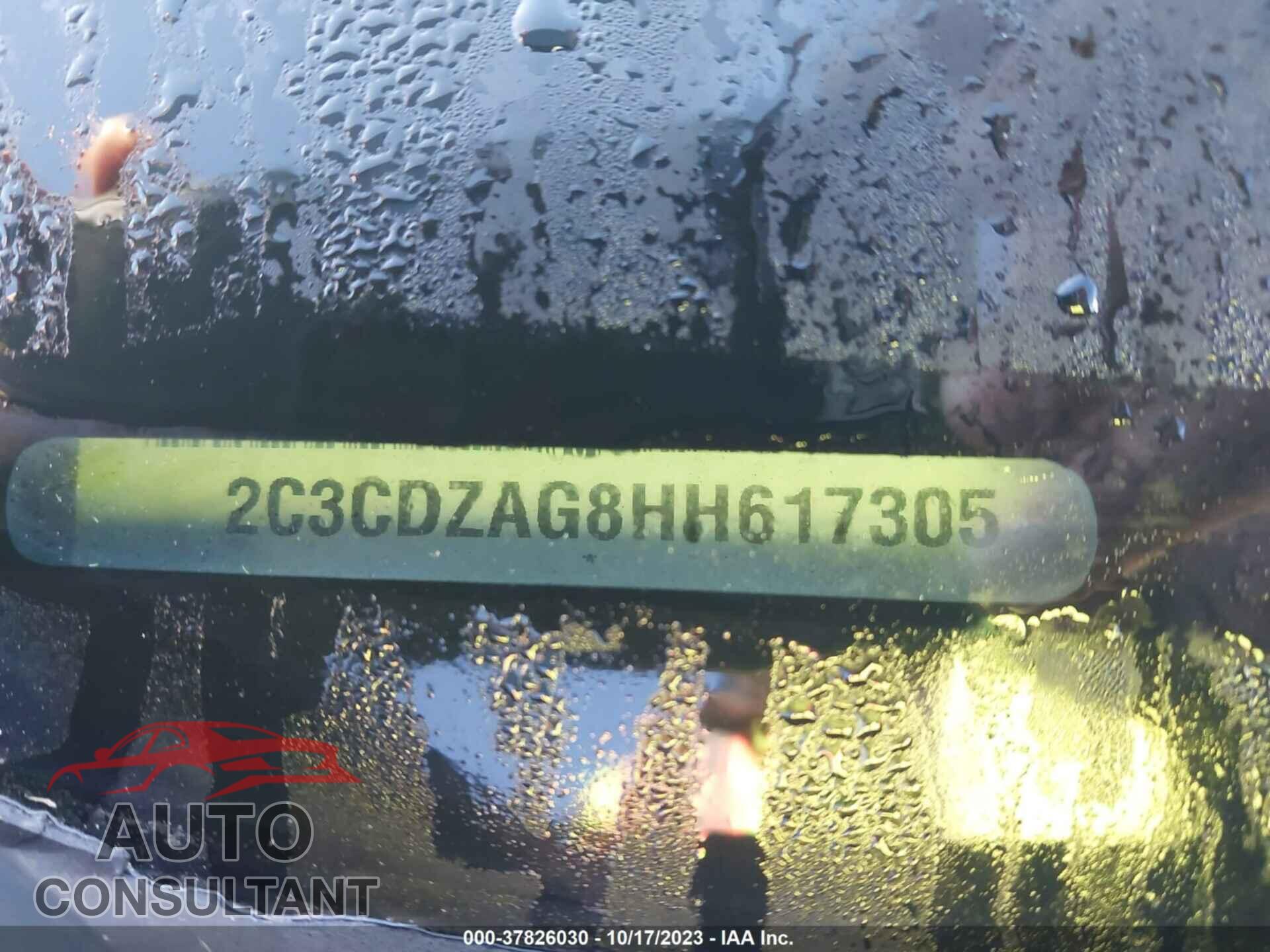 DODGE CHALLENGER 2017 - 2C3CDZAG8HH617305