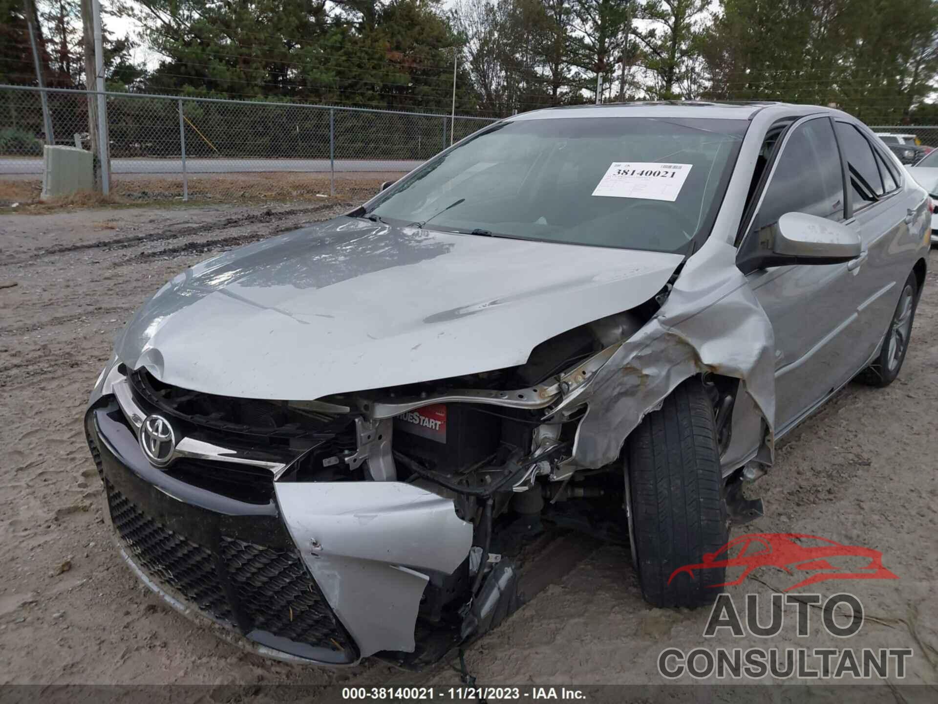 TOYOTA CAMRY 2017 - 4T1BF1FK4HU292127