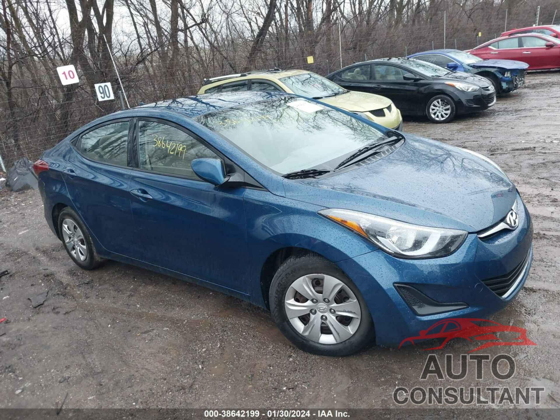 HYUNDAI ELANTRA 2016 - KMHDH4AE9GU542076