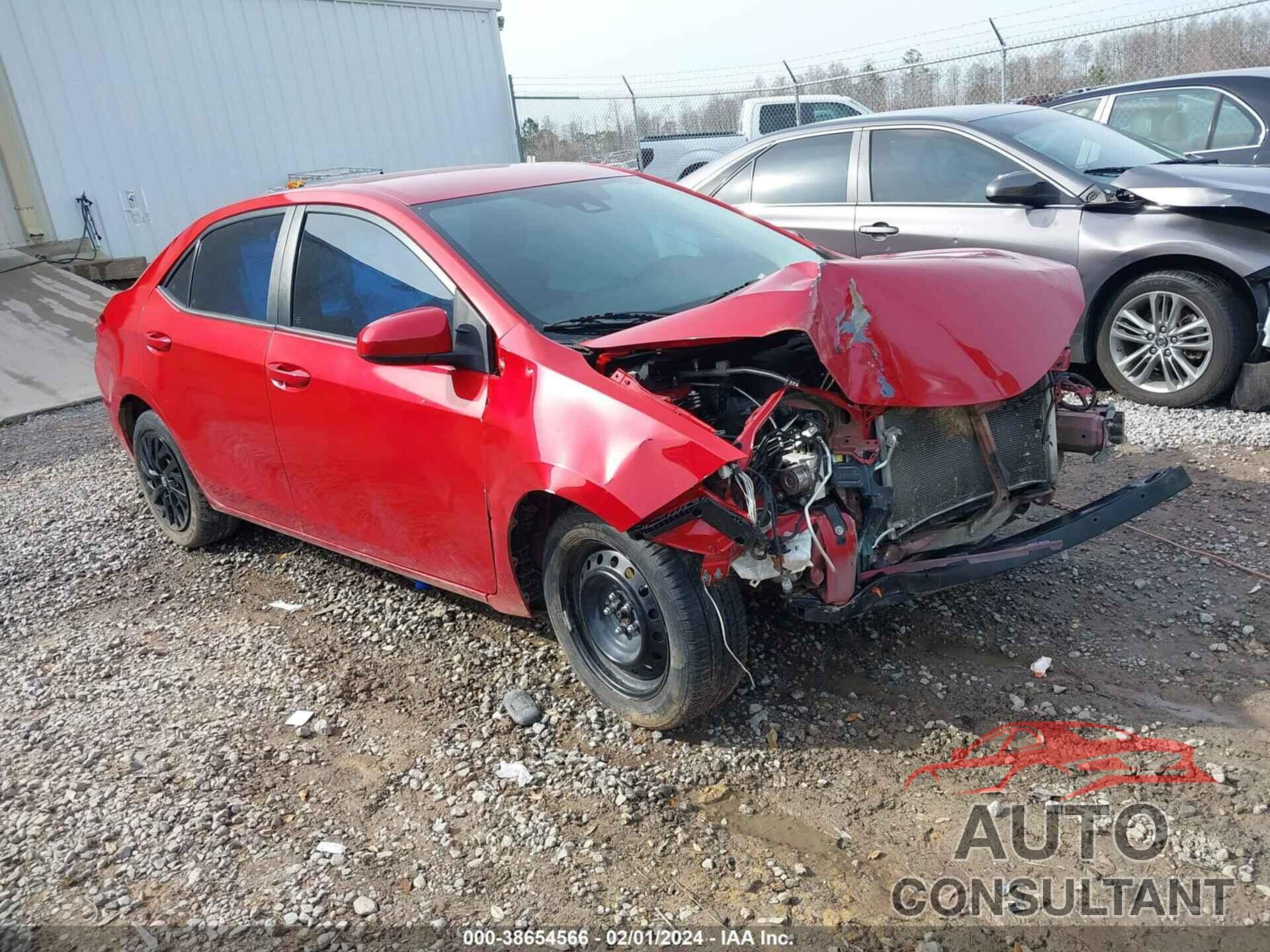 TOYOTA COROLLA 2019 - 5YFBURHE1KP927602