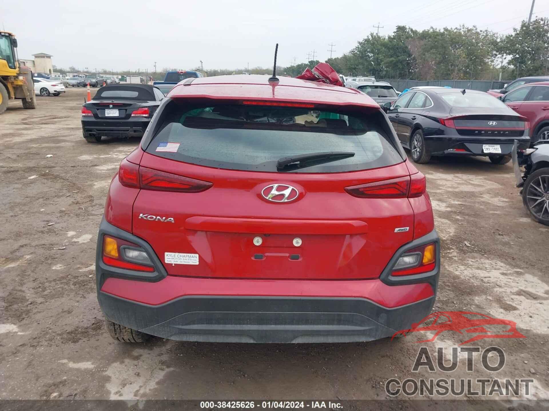 HYUNDAI KONA 2019 - KM8K1CAA2KU331488