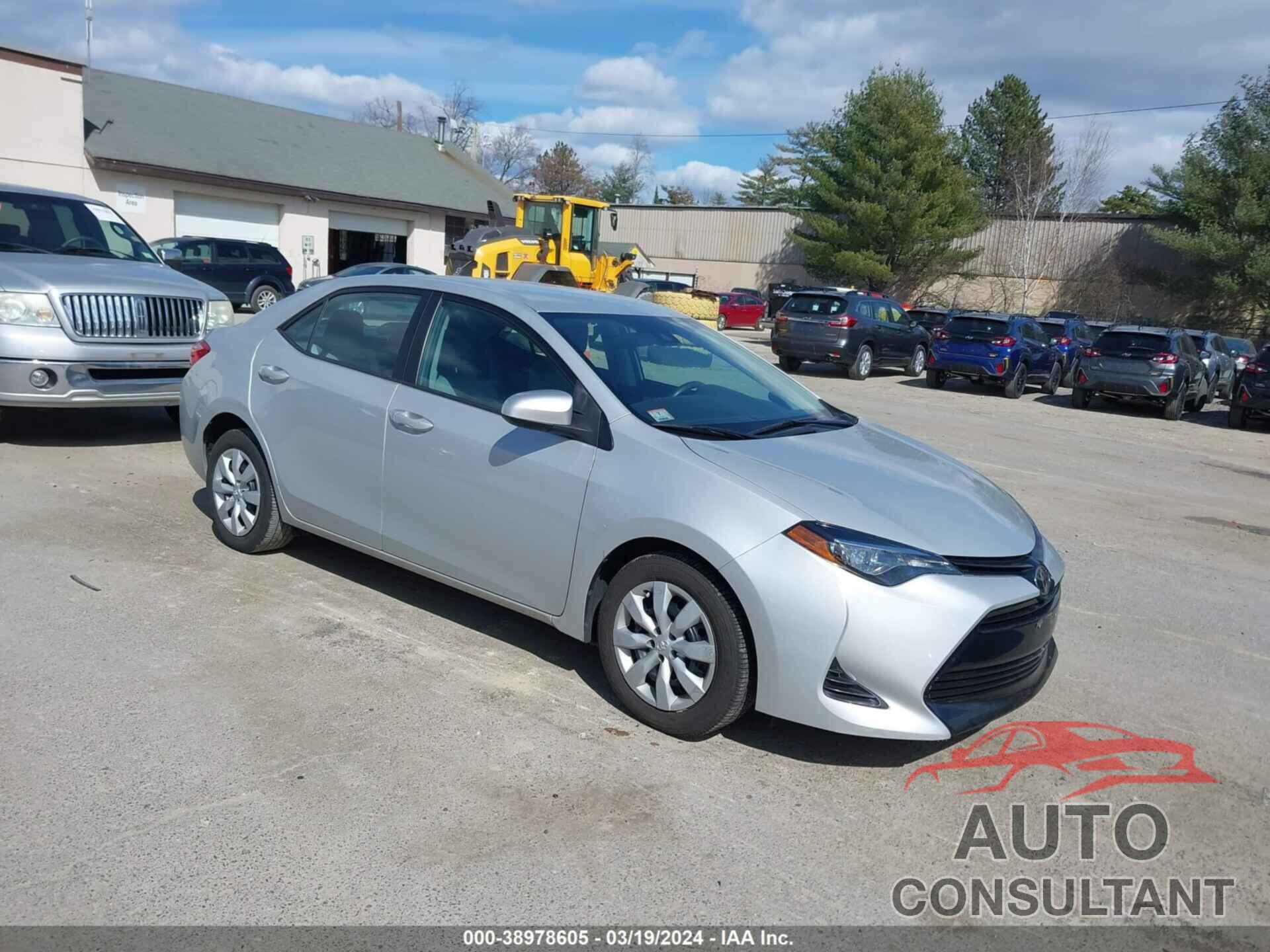 TOYOTA COROLLA 2019 - 2T1BURHE1KC181958