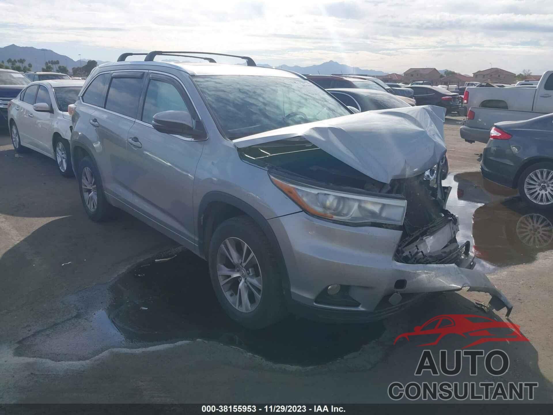TOYOTA HIGHLANDER 2015 - 5TDKKRFH9FS046954