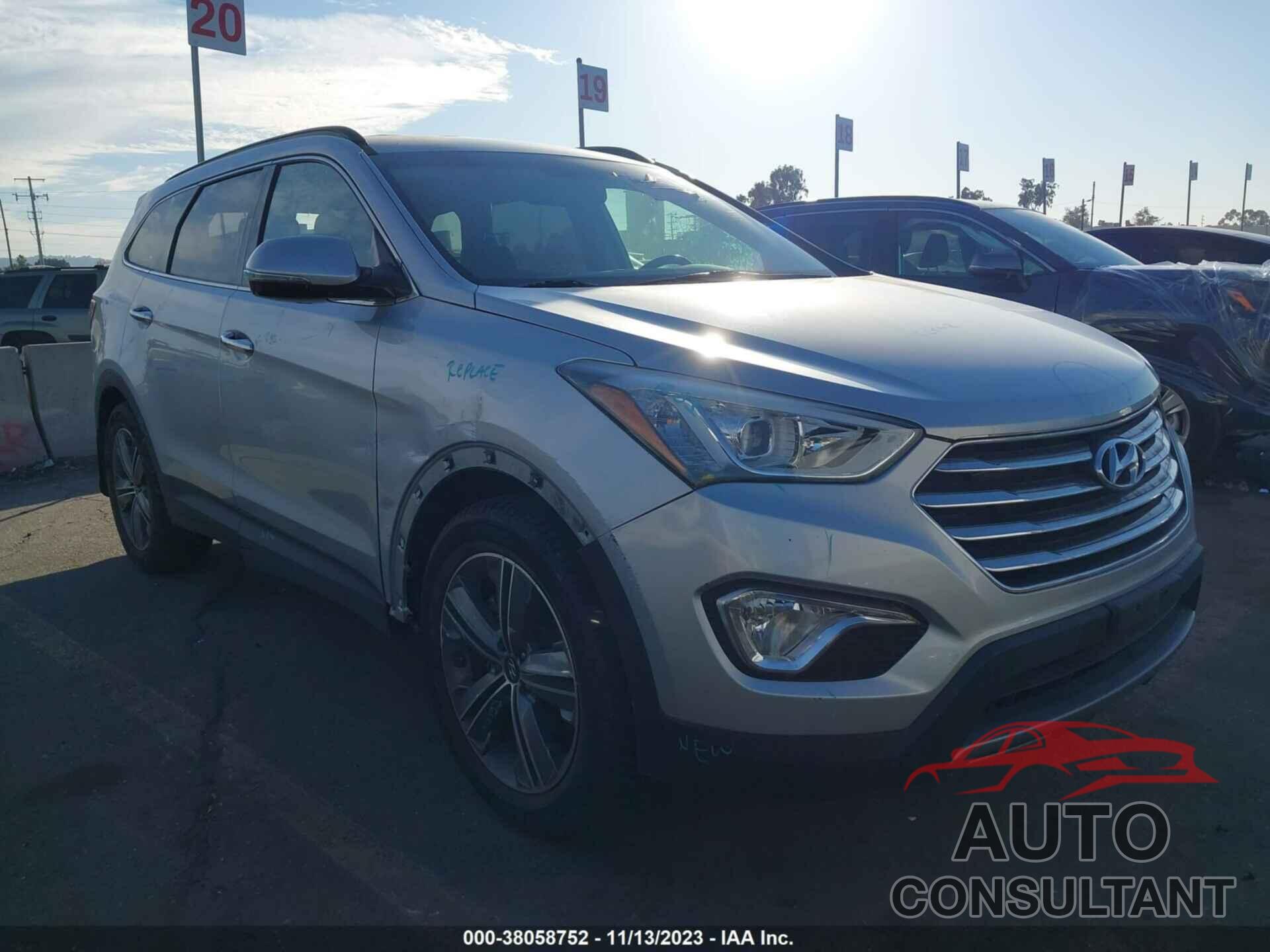 HYUNDAI SANTA FE 2016 - KM8SN4HFXGU160489