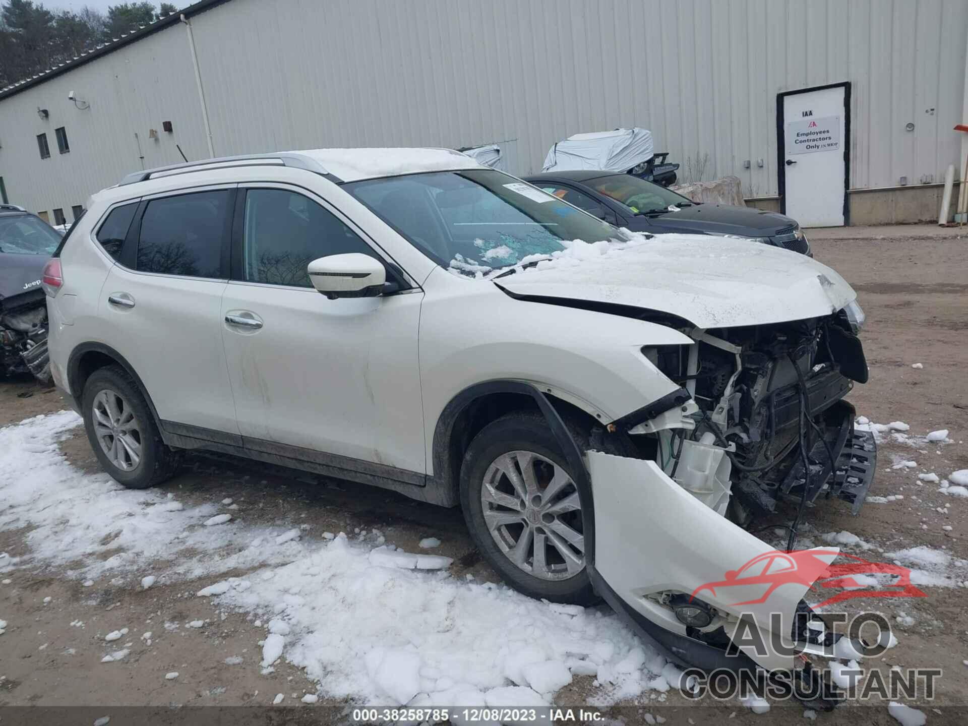 NISSAN ROGUE 2016 - KNMAT2MV4GP729407