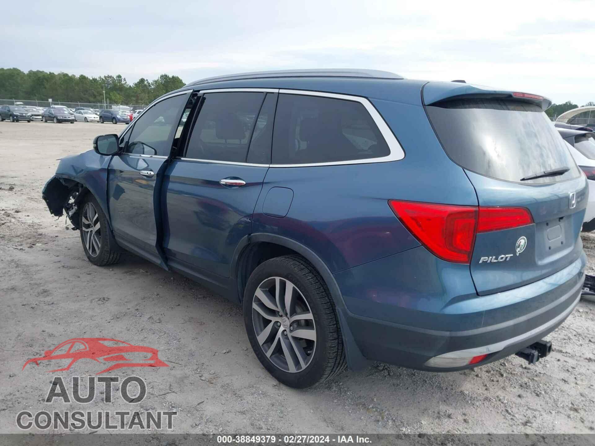 HONDA PILOT 2017 - 5FNYF6H99HB103308