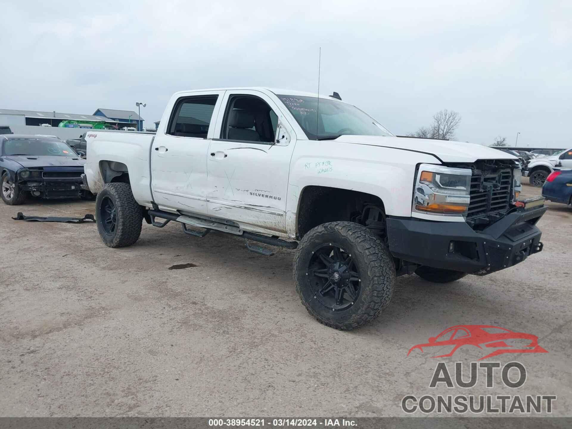 CHEVROLET SILVERADO 1500 2017 - 3GCUKREC2HG454017