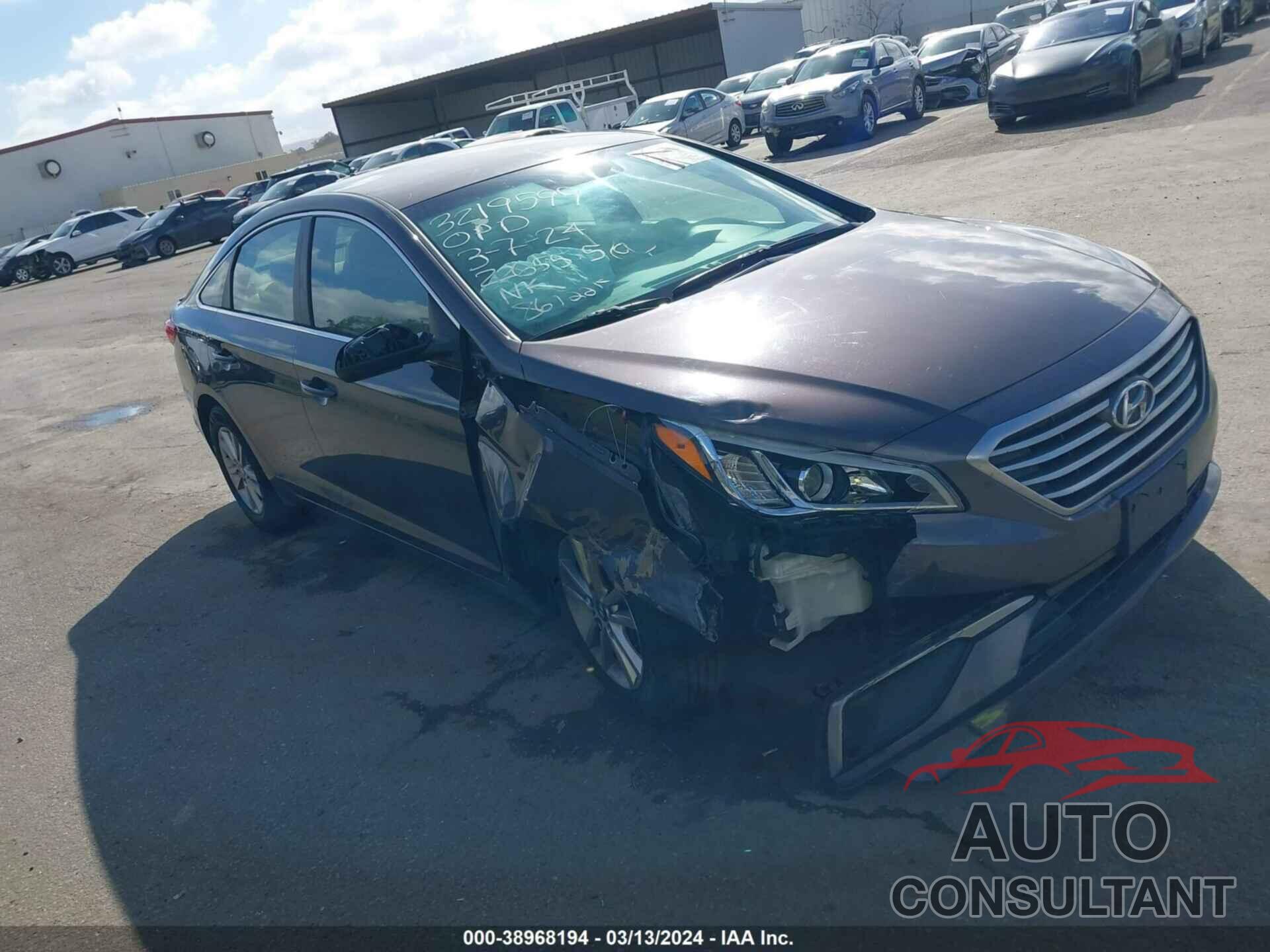 HYUNDAI SONATA 2017 - 5NPE24AF3HH579686