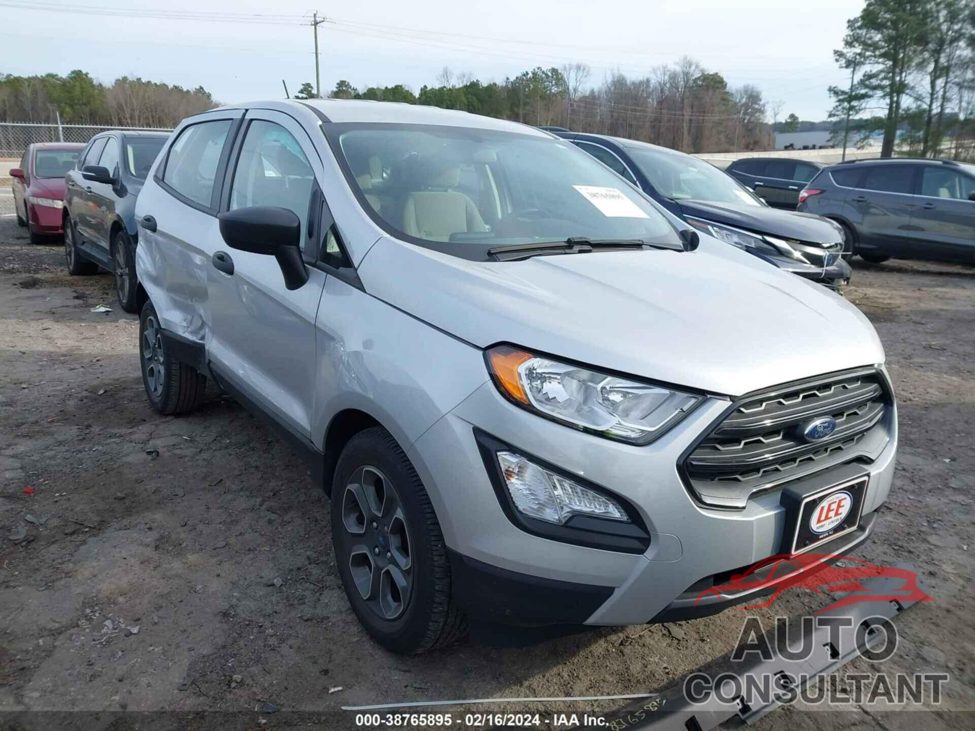 FORD ECOSPORT 2021 - MAJ3S2FE3MC441962