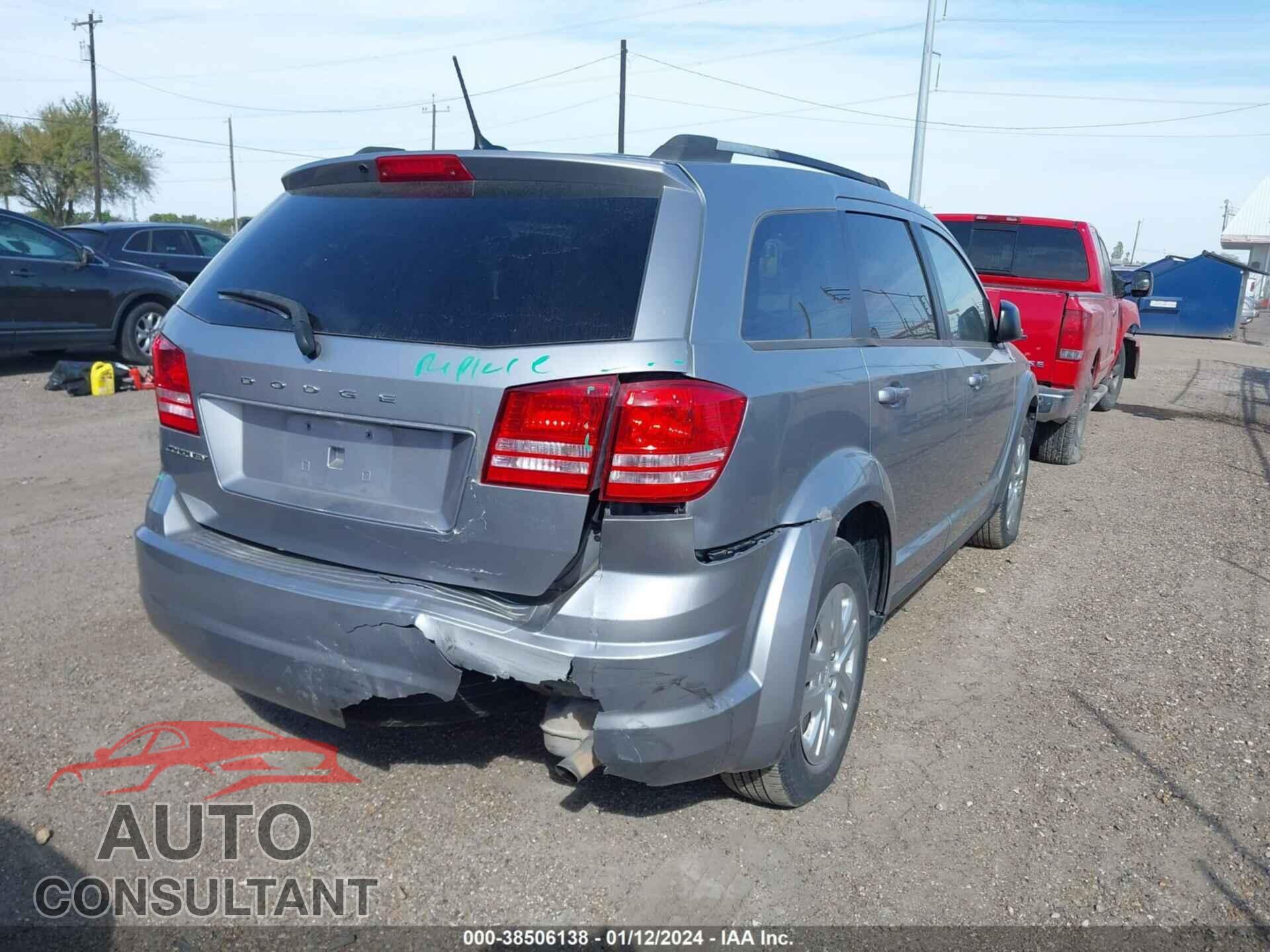 DODGE JOURNEY 2017 - 3C4PDCAB5HT638215