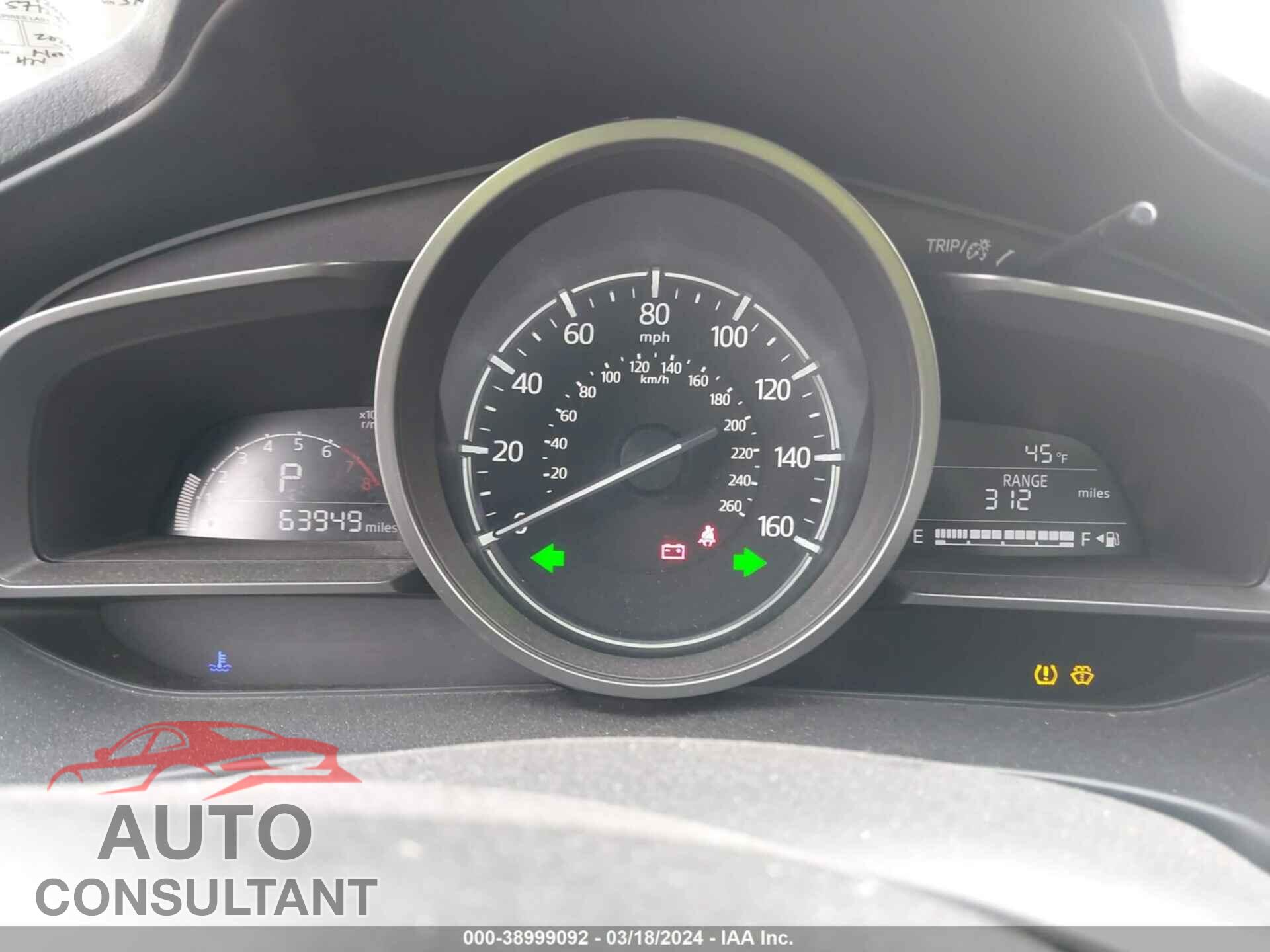 MAZDA MAZDA3 2017 - 3MZBN1U75HM122009