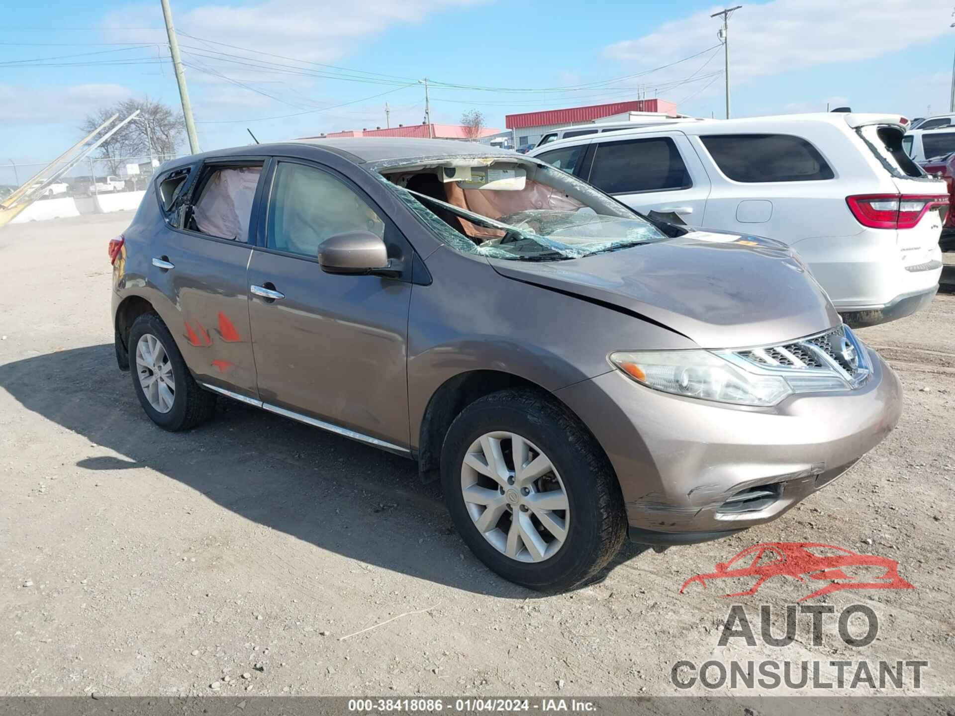 NISSAN MURANO 2014 - JN8AZ1MU4EW408491
