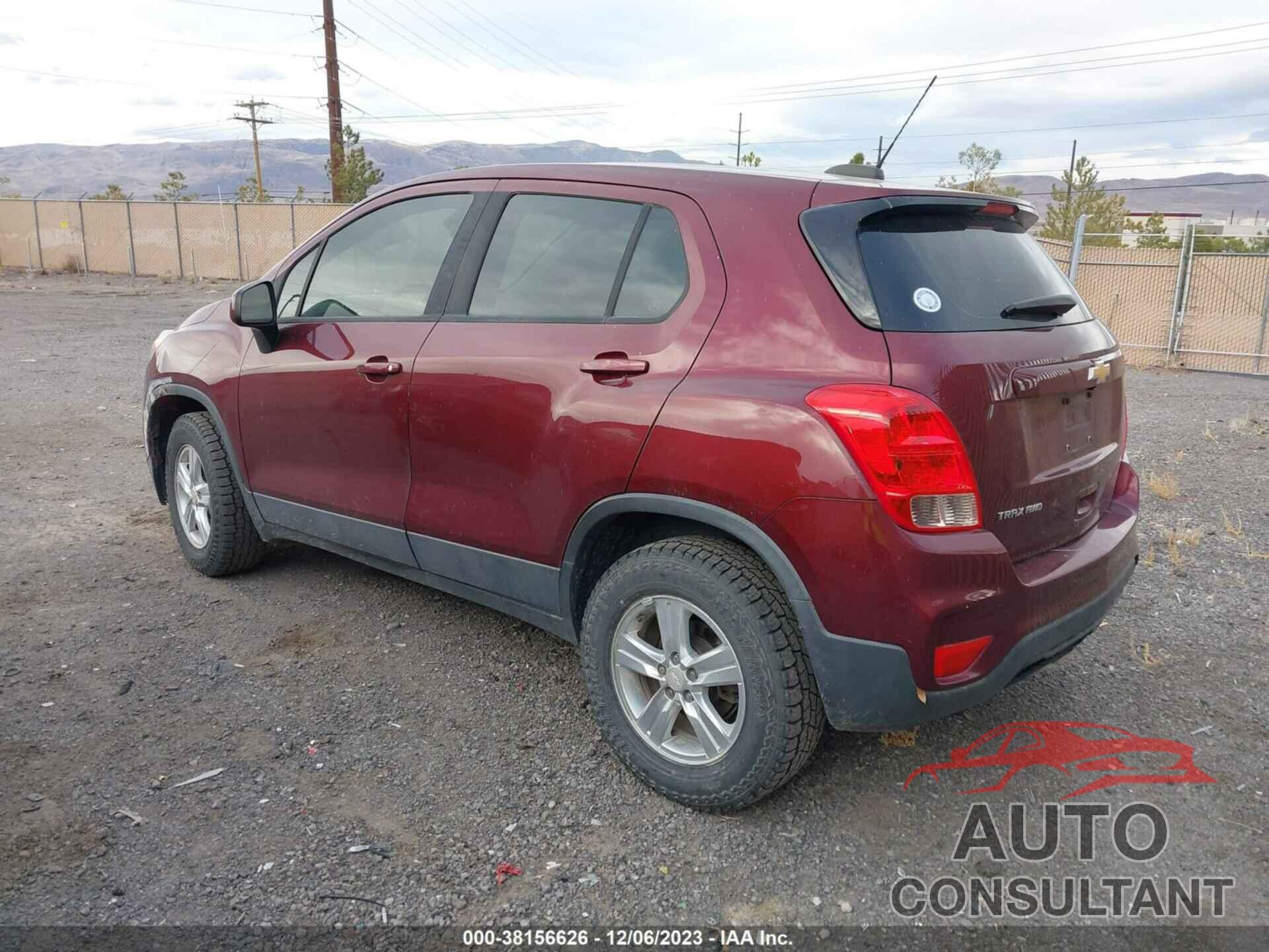 CHEVROLET TRAX 2017 - 3GNCJNSB3HL202293