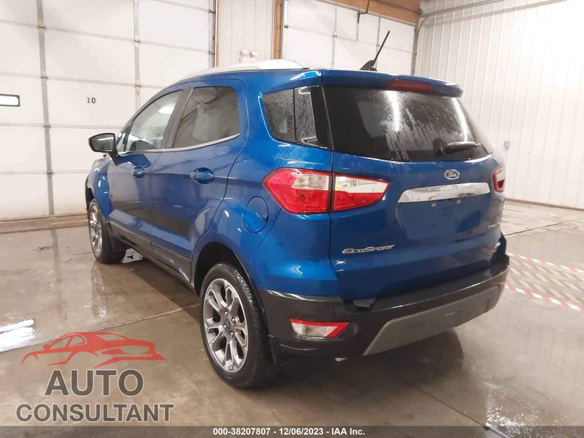 FORD ECOSPORT 2022 - MAJ6S3KL2NC463377