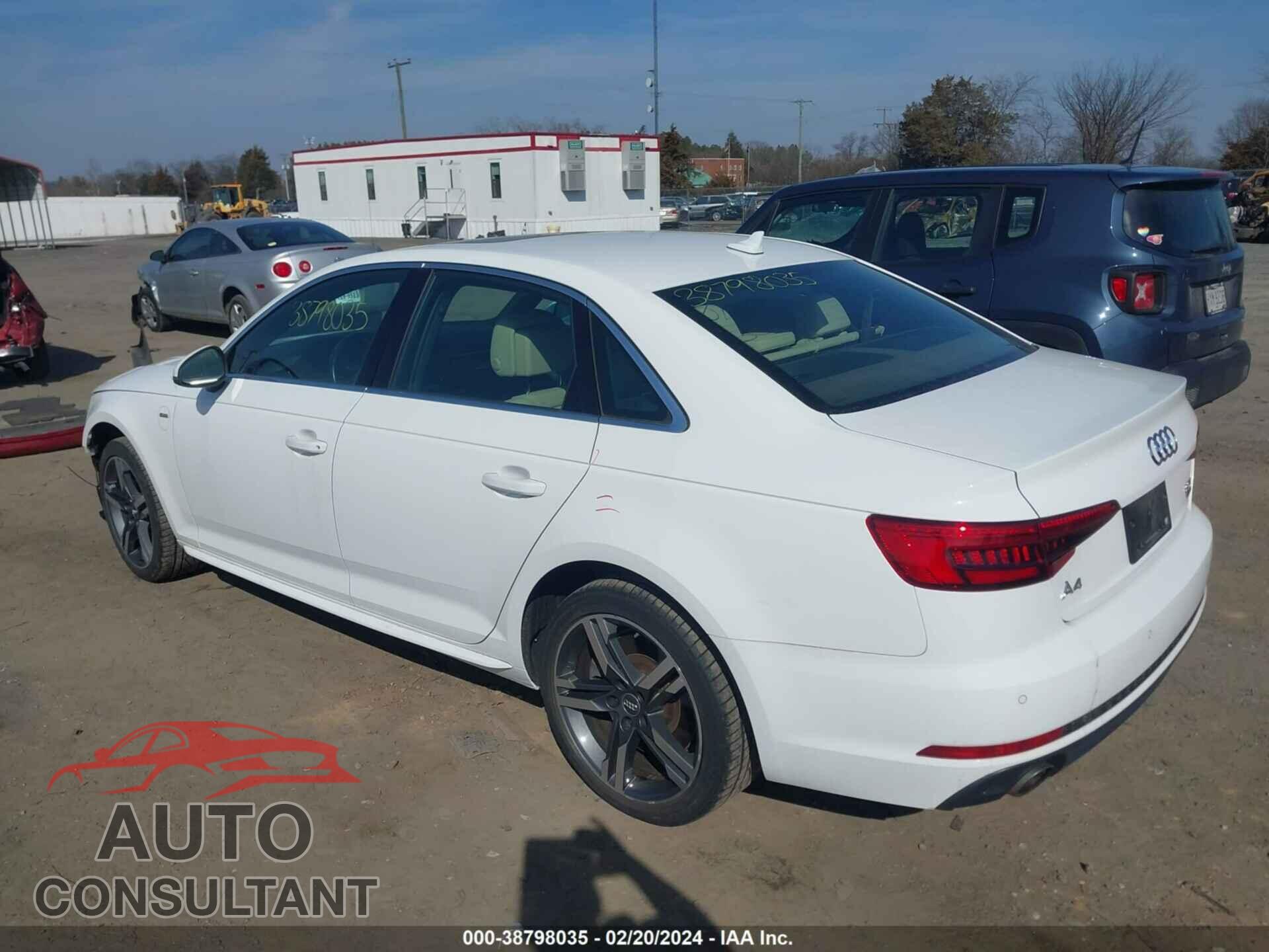 AUDI A4 2017 - WAUENAF40HN037097