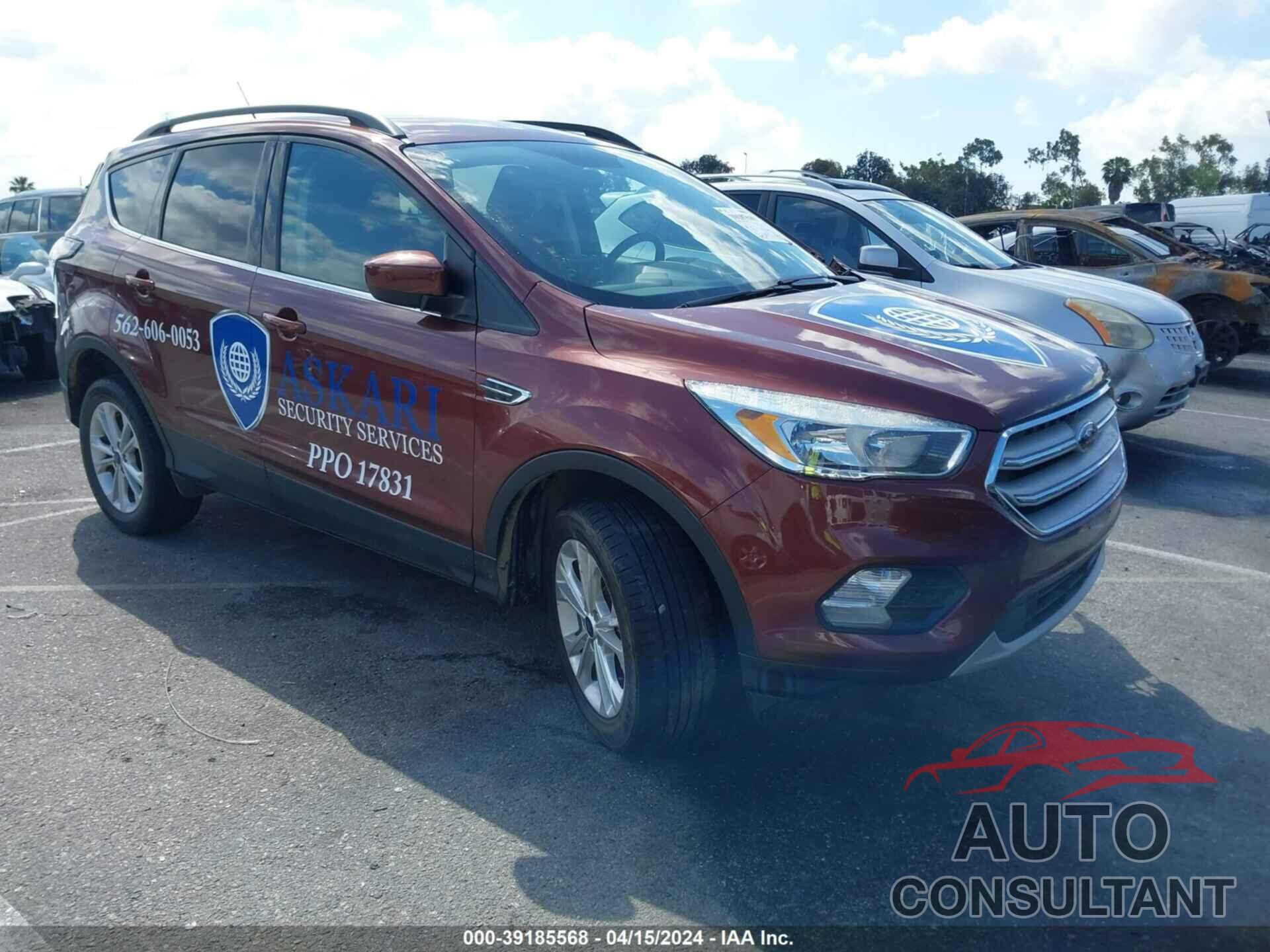 FORD ESCAPE 2018 - 1FMCU9GD1JUB70341