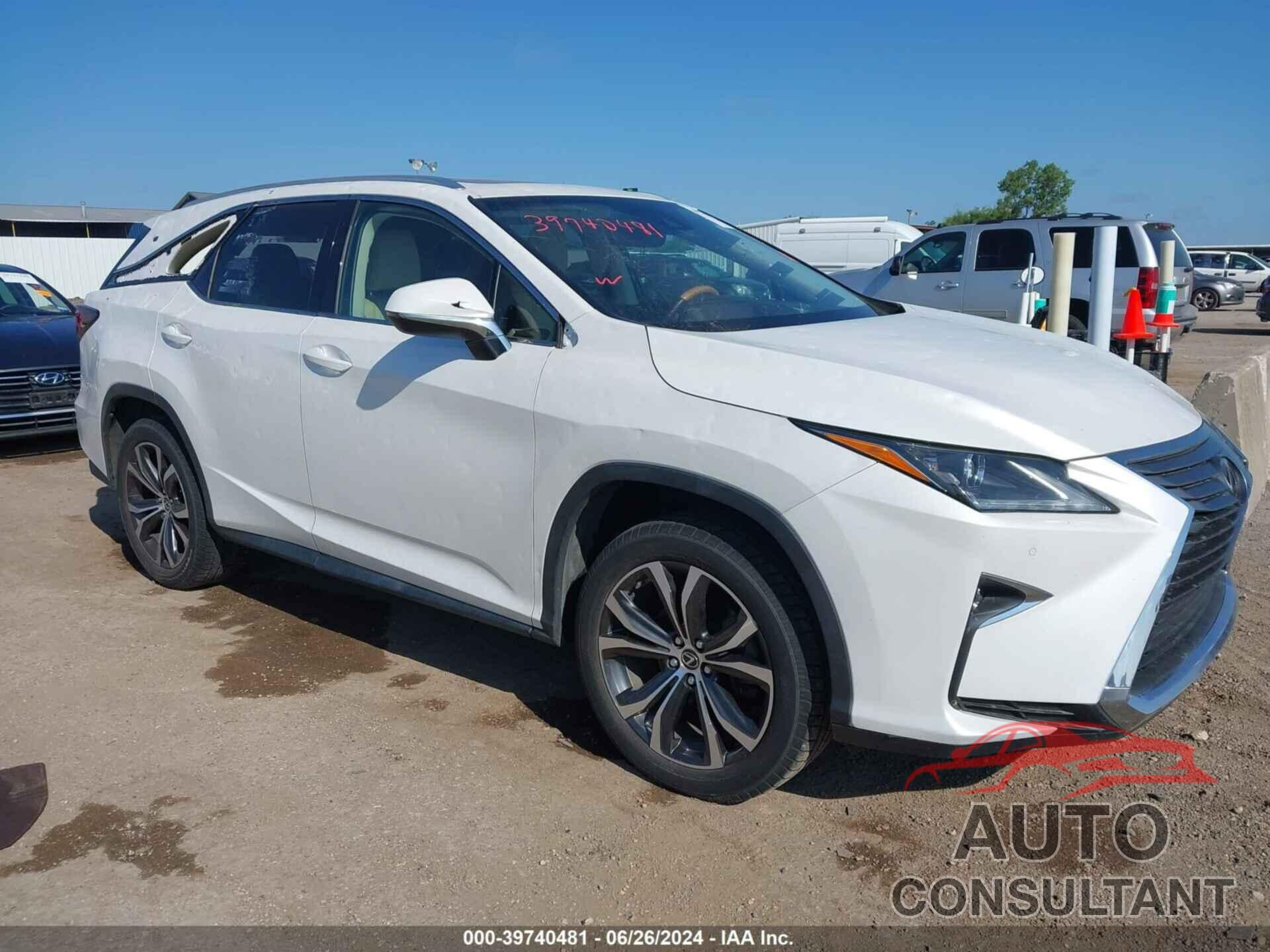 LEXUS RX 350L 2018 - JTJDZKCA3J2005624